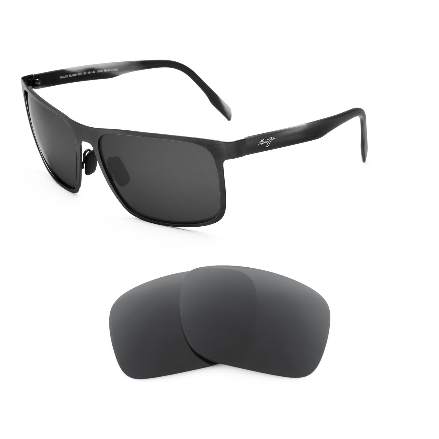 Maui Jim Wana MJ846 sunglasses with replacement lenses