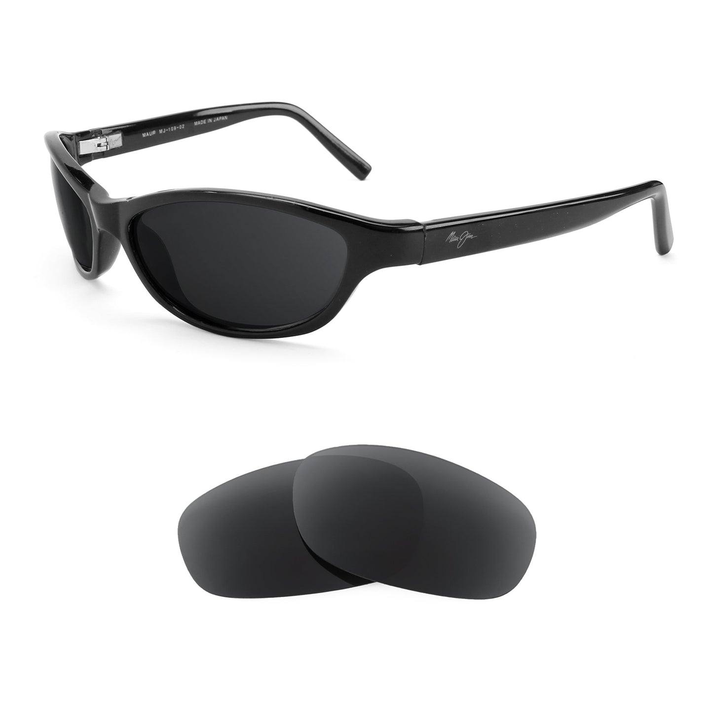 Maui Jim Wavemaker MJ109 sunglasses with replacement lenses