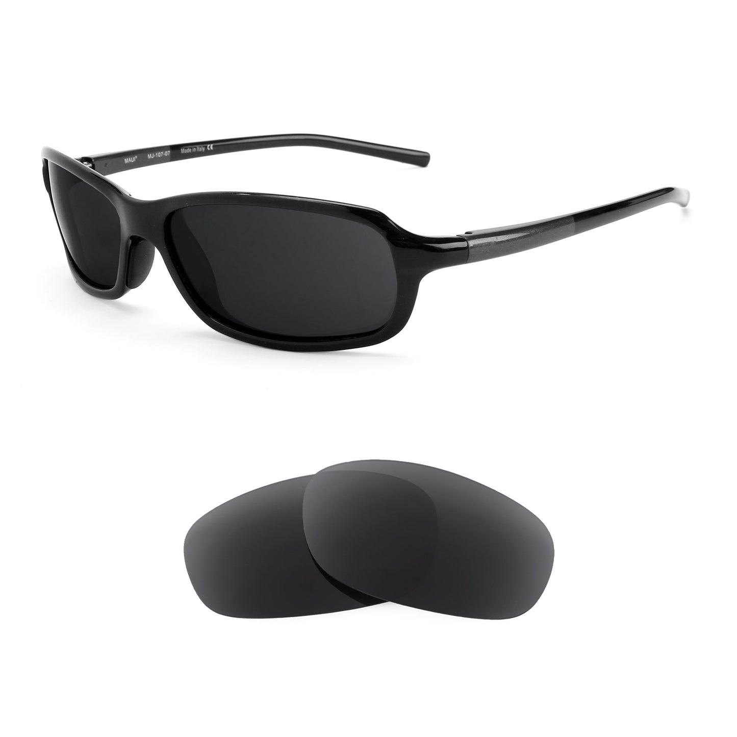 Maui Jim Whitecap MJ107 sunglasses with replacement lenses