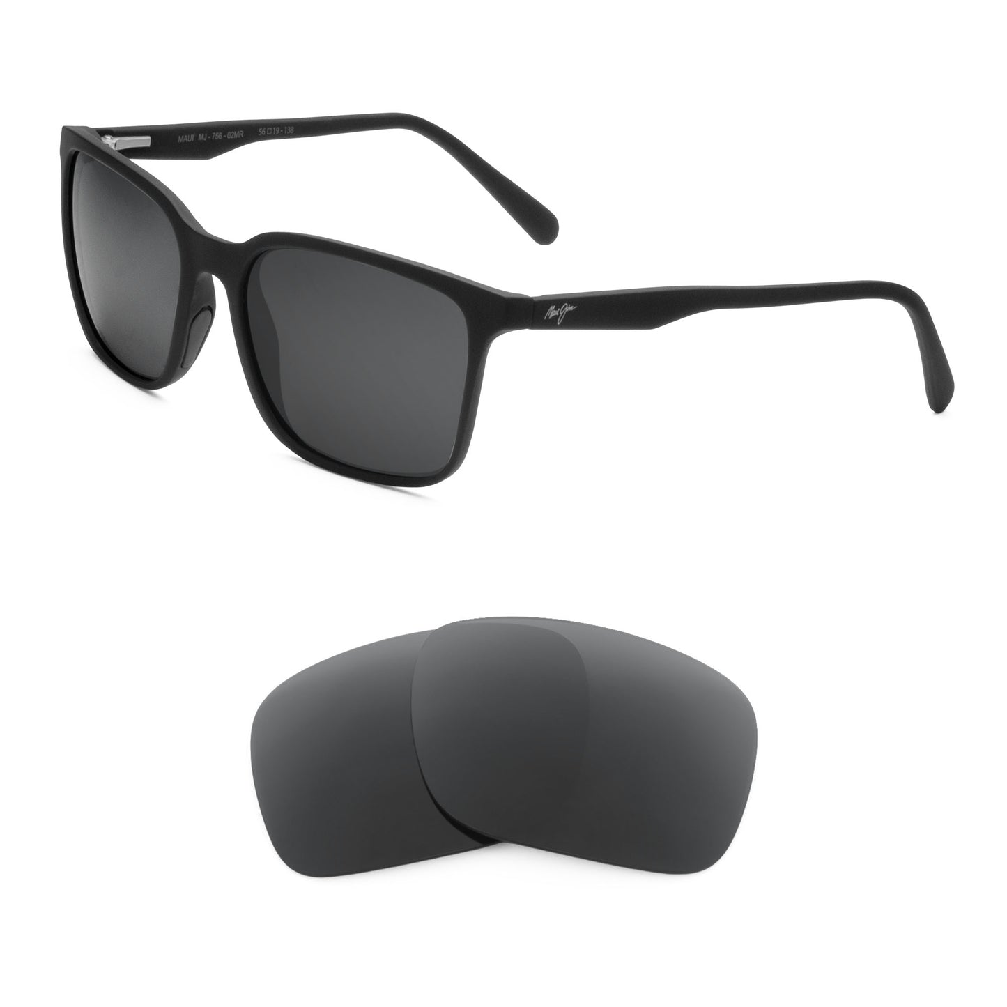 Maui Jim Wild Coast MJ756 sunglasses with replacement lenses