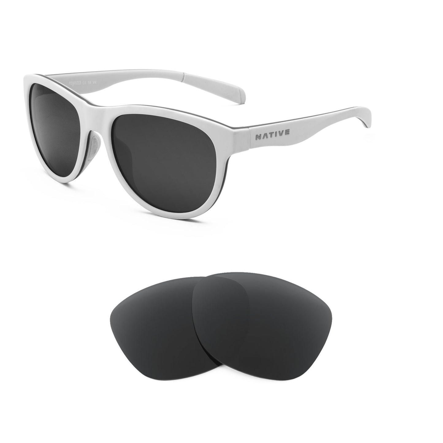 Native Acadia sunglasses with replacement lenses