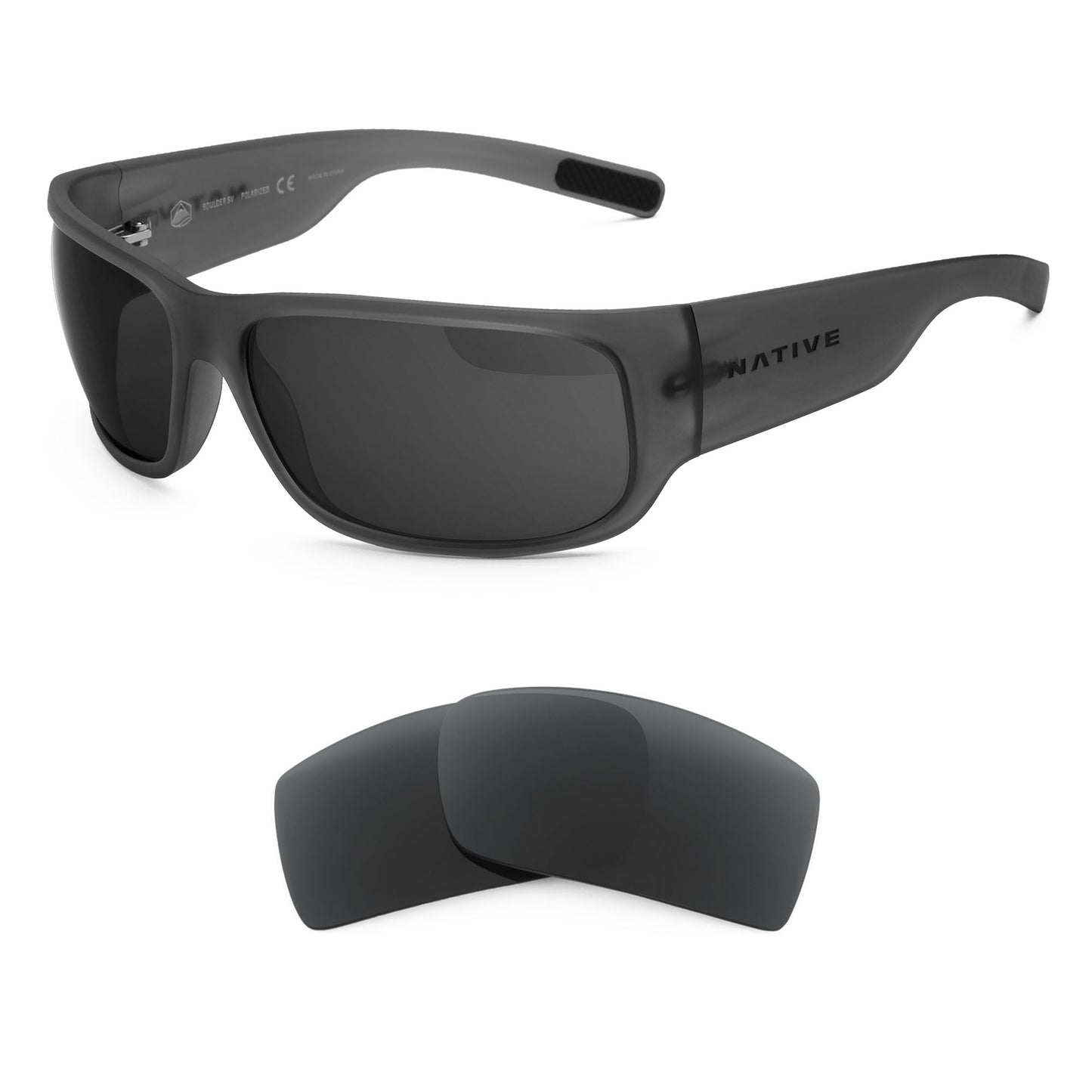 Native Boulder SV sunglasses with replacement lenses