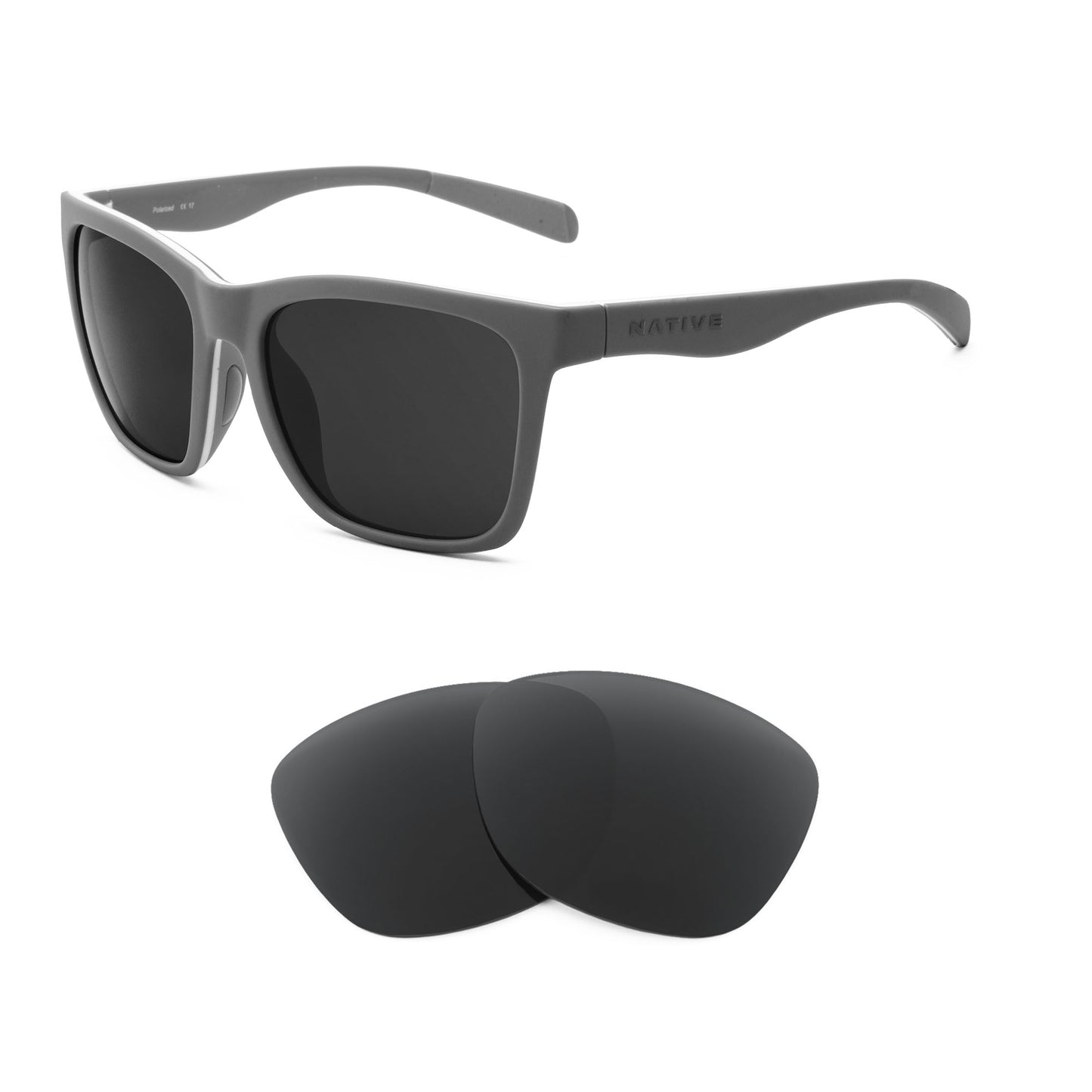 Native Braiden sunglasses with replacement lenses