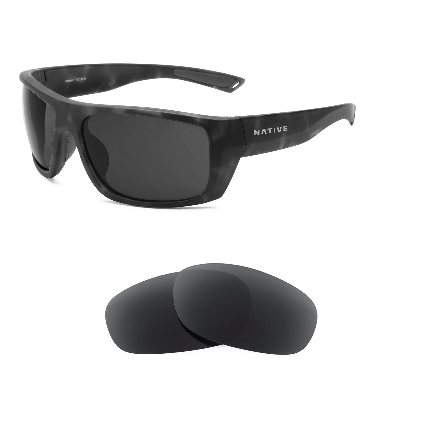 Native Distiller sunglasses with replacement lenses