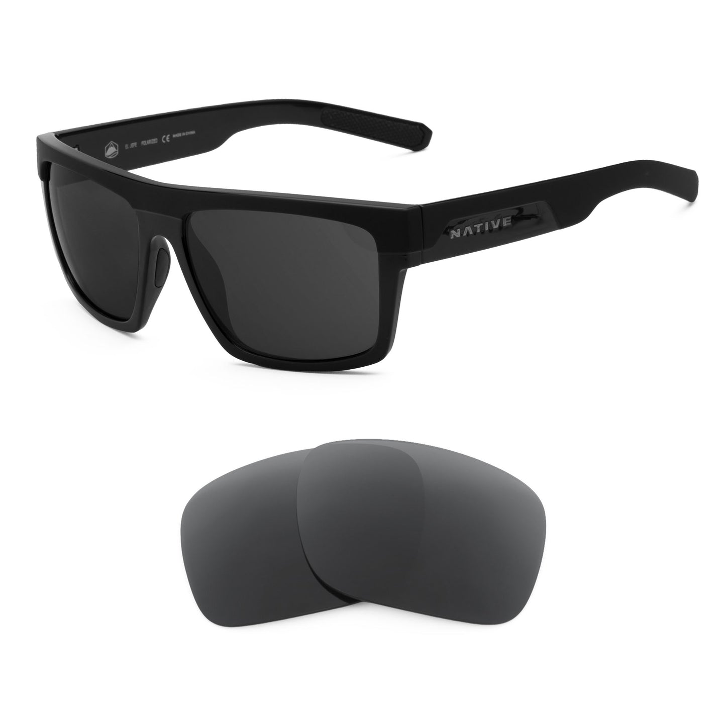 Native El Jefe sunglasses with replacement lenses
