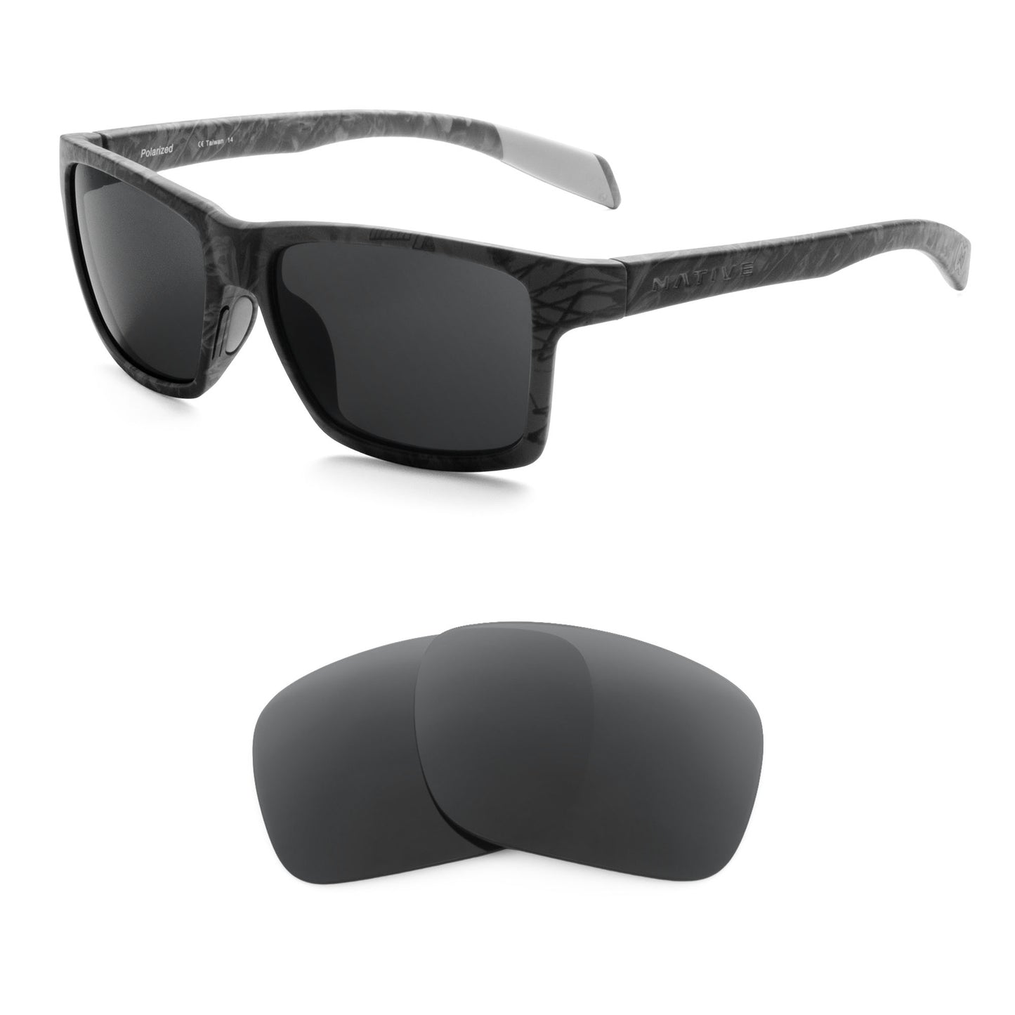 Native Flatirons sunglasses with replacement lenses