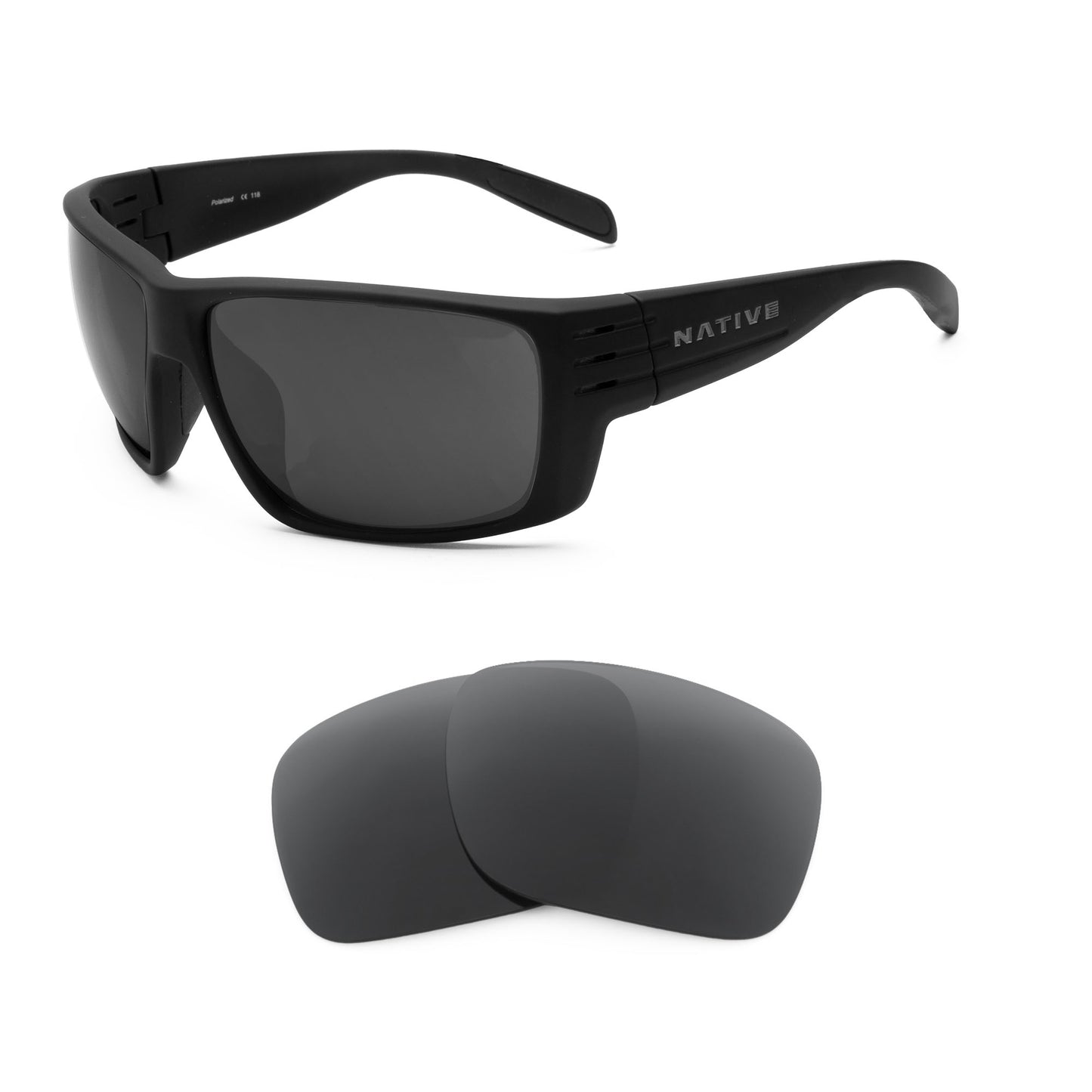 Native Griz sunglasses with replacement lenses