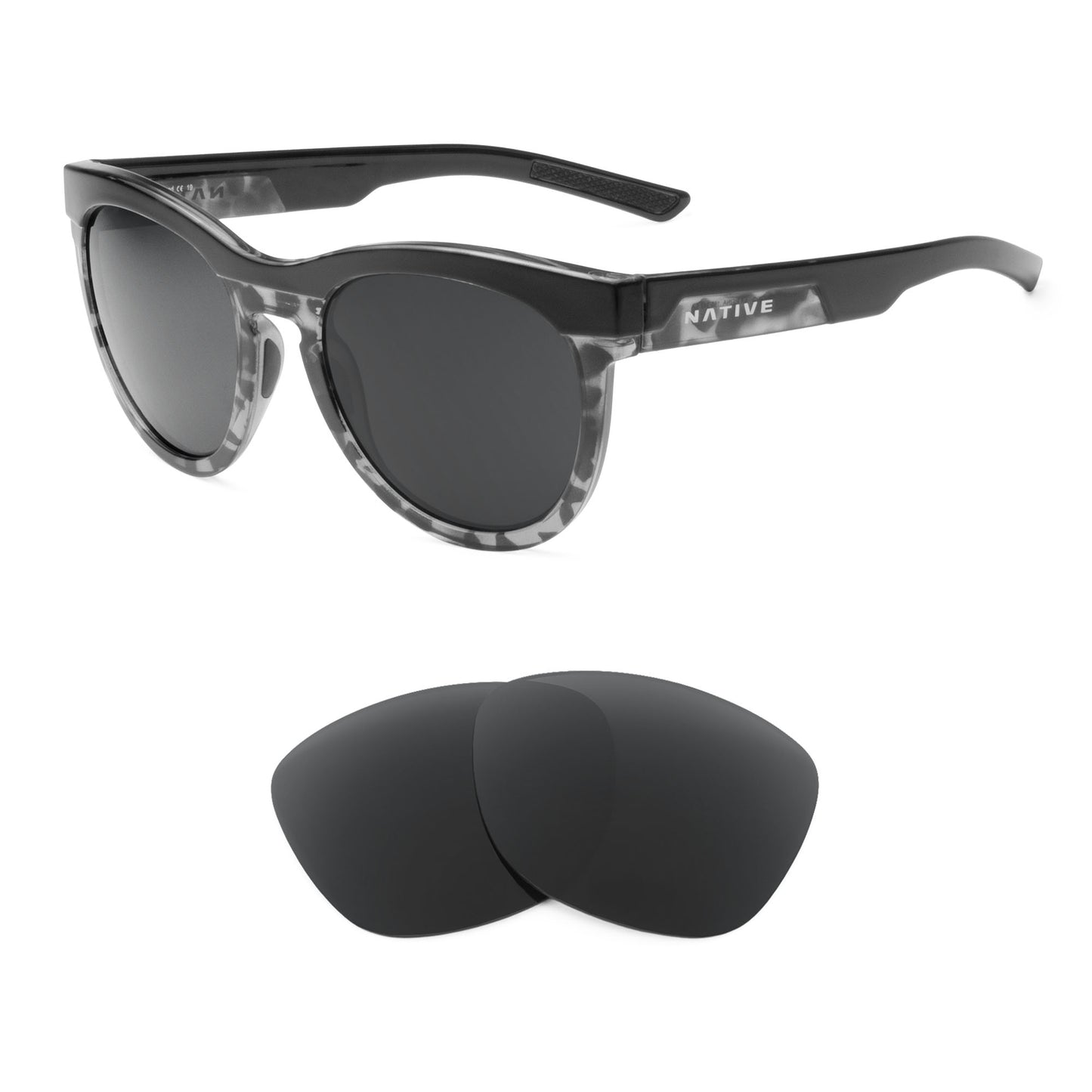 Native La Reina sunglasses with replacement lenses