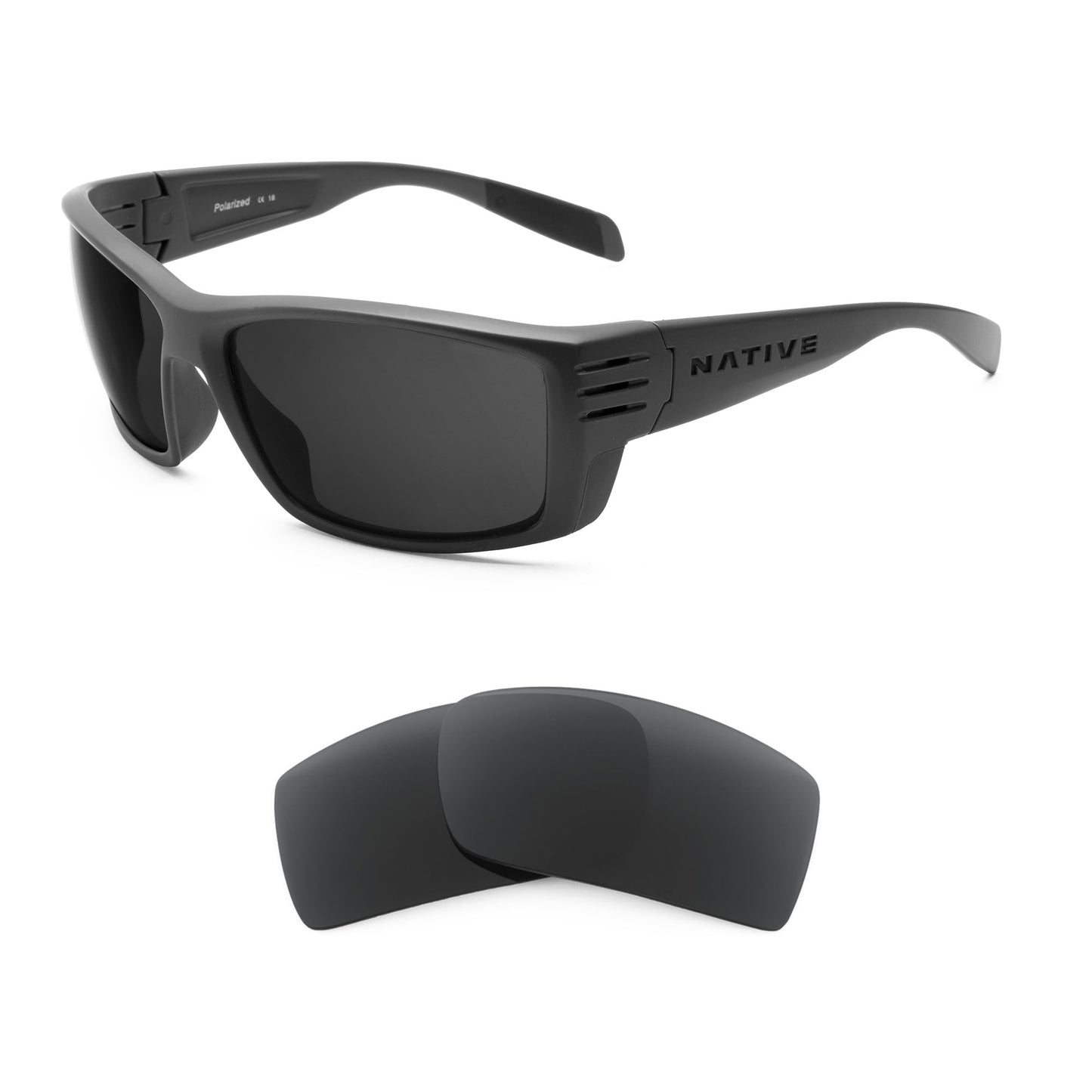 Native Raghorn sunglasses with replacement lenses