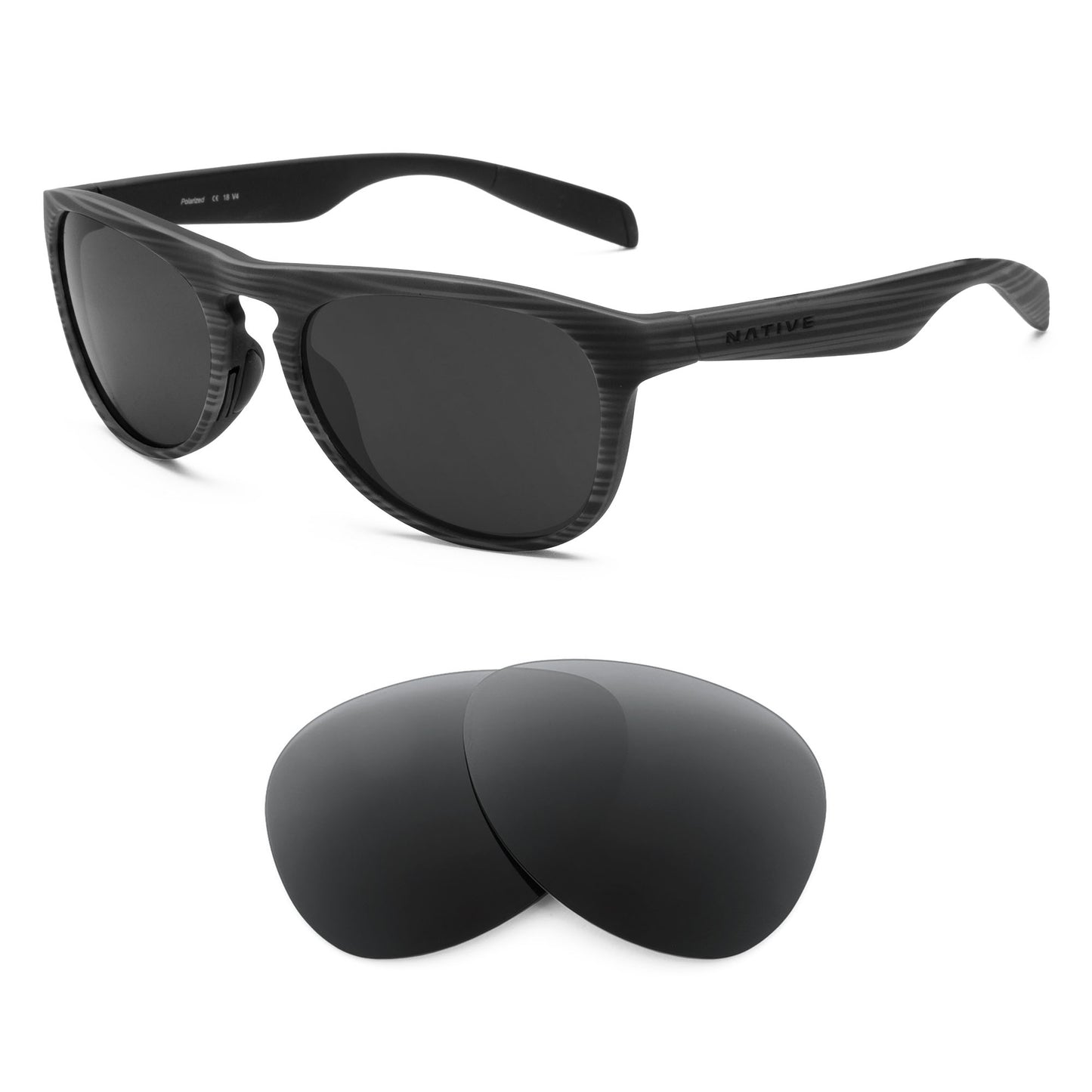 Native Sanitas sunglasses with replacement lenses