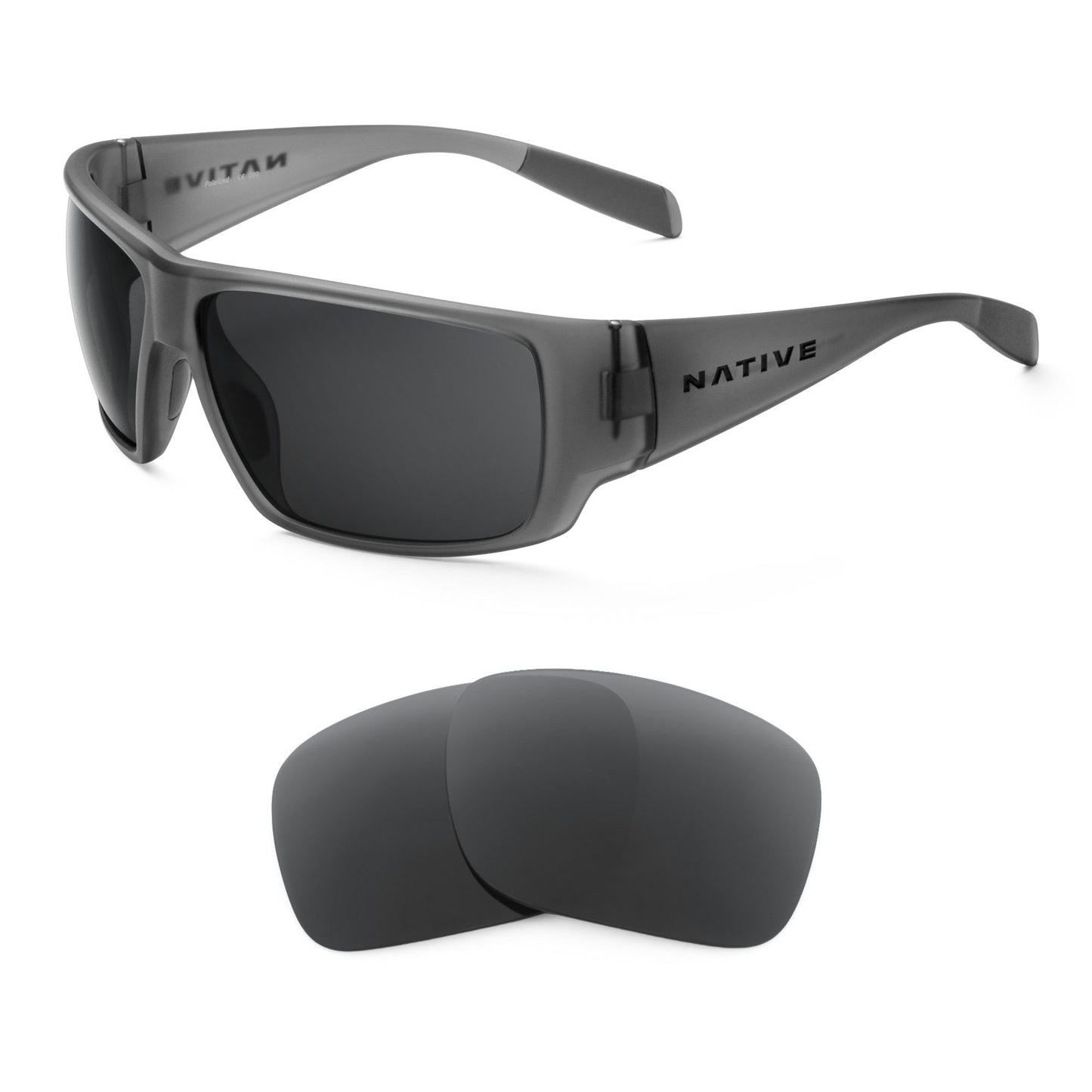 Native Sightcaster sunglasses with replacement lenses