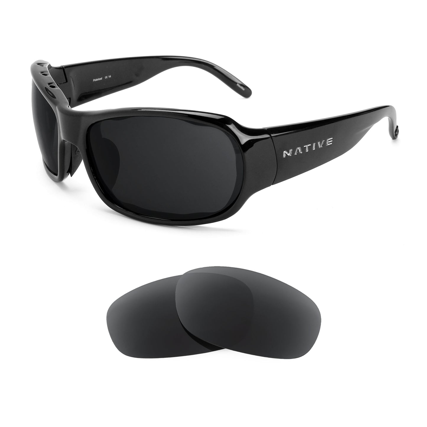 Native Solo sunglasses with replacement lenses