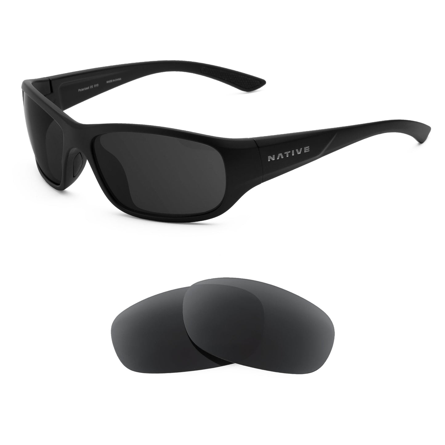 Native Throttle AF sunglasses with replacement lenses