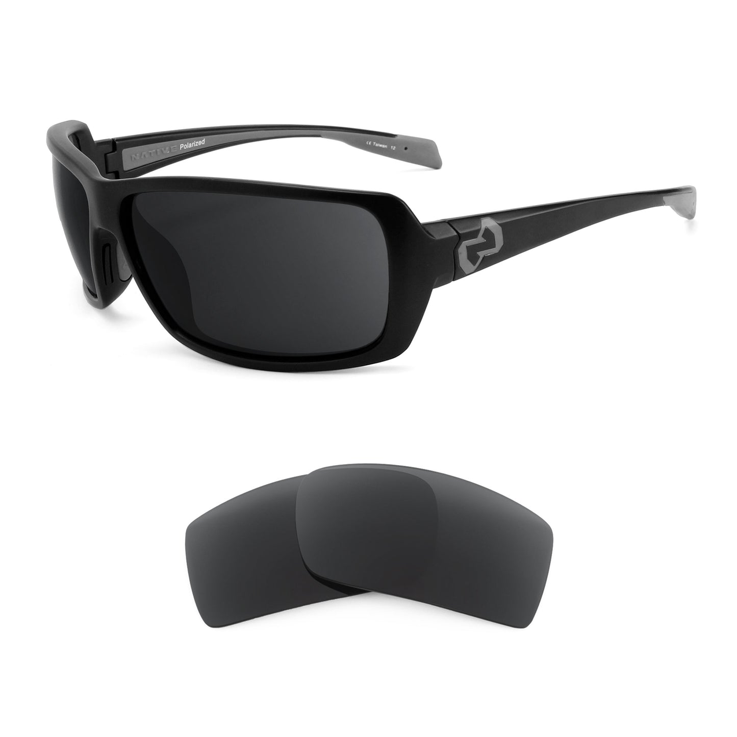Native Trango sunglasses with replacement lenses