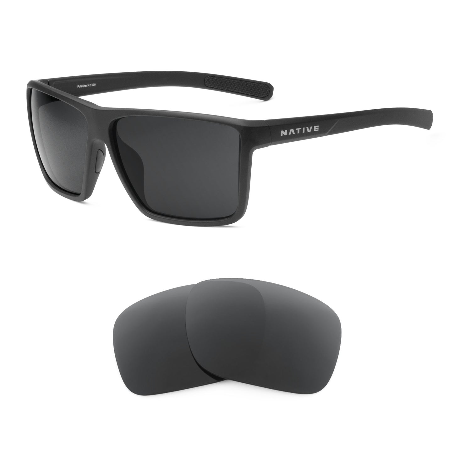 Native Wells XL sunglasses with replacement lenses