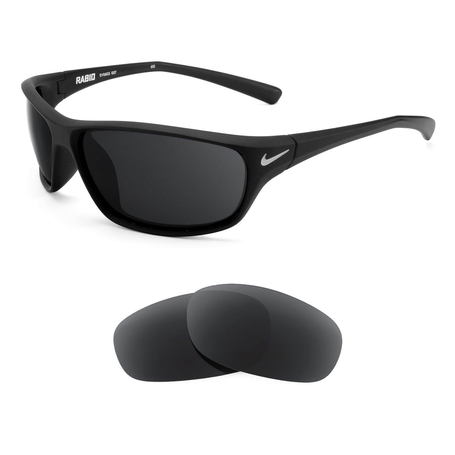 Nike Rabid sunglasses with replacement lenses