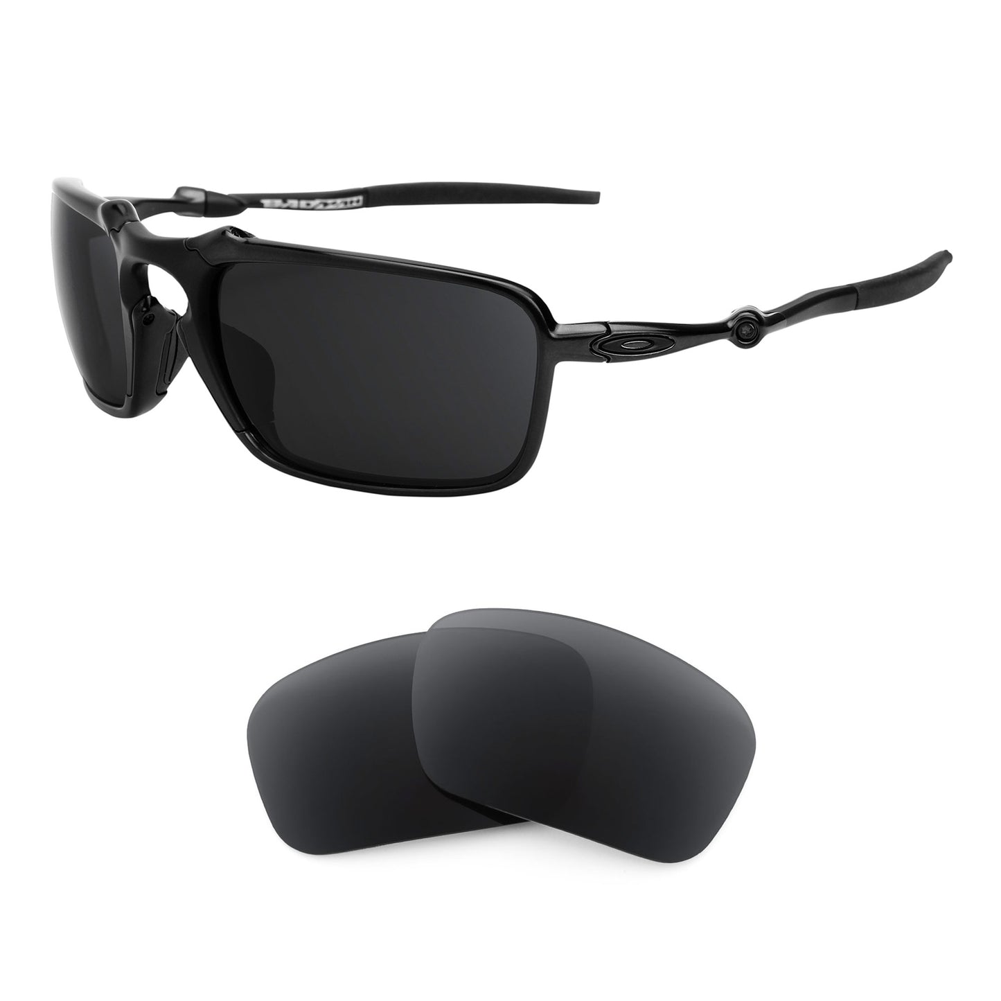 Oakley Badman sunglasses with replacement lenses