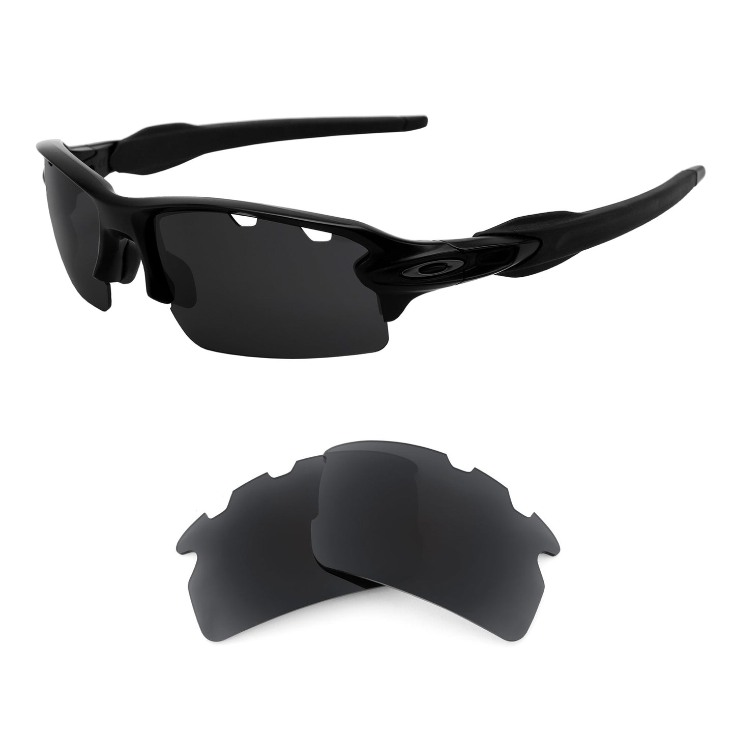 Oakley Flak 2.0 Vented (Low Bridge Fit) sunglasses with replacement lenses