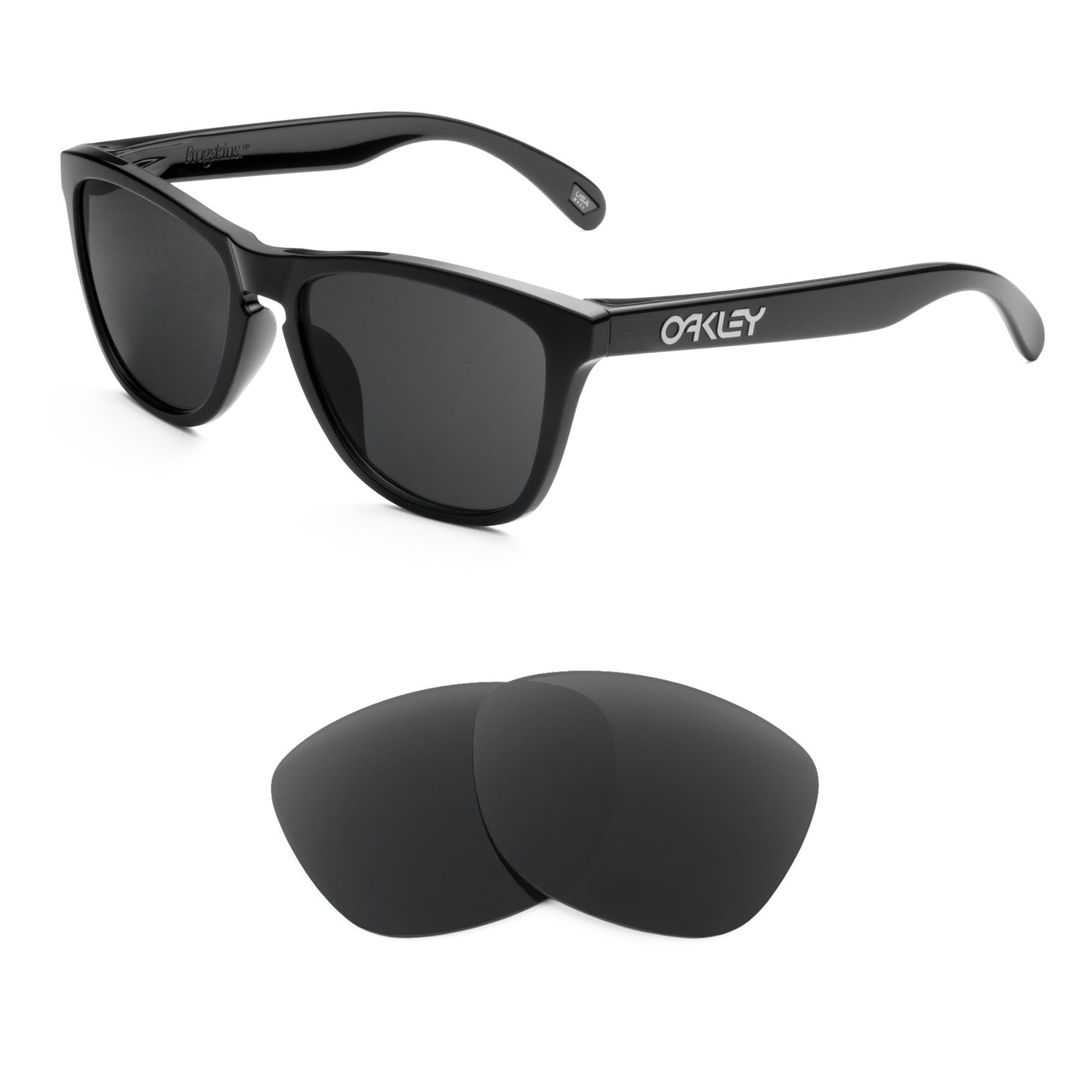 Oakley Frogskins (Low Bridge Fit) sunglasses with replacement lenses