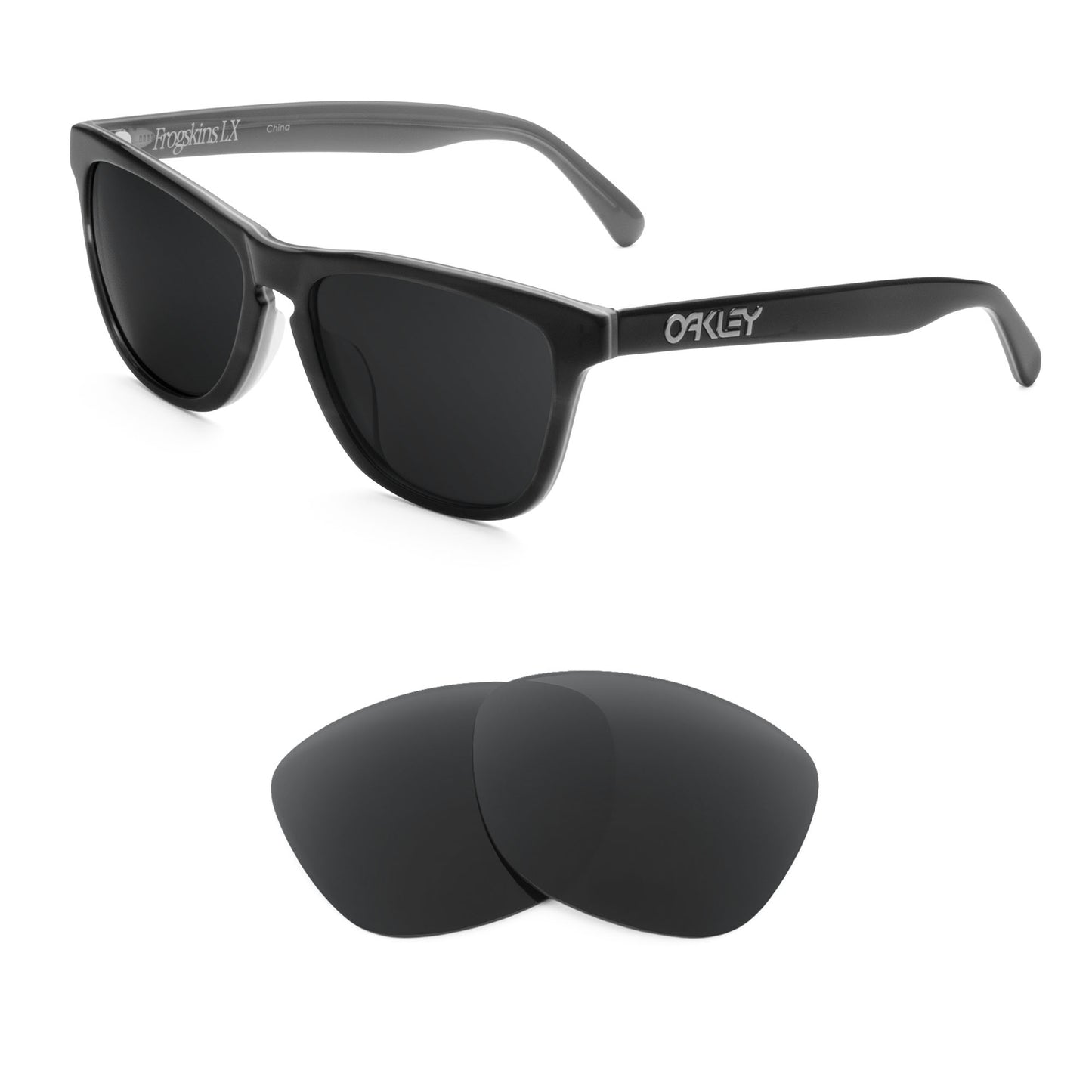 Oakley Frogskins LX (Low Bridge Fit) sunglasses with replacement lenses