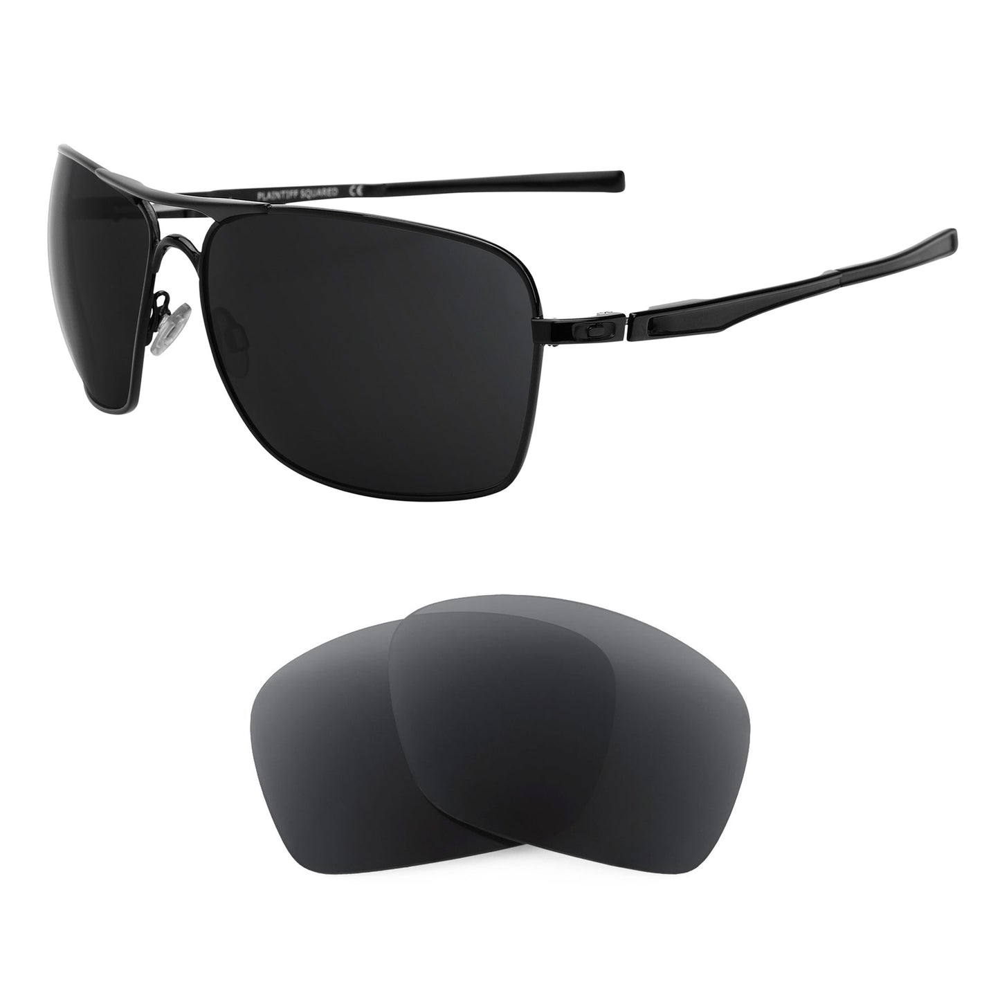 Oakley Plaintiff Squared sunglasses with replacement lenses