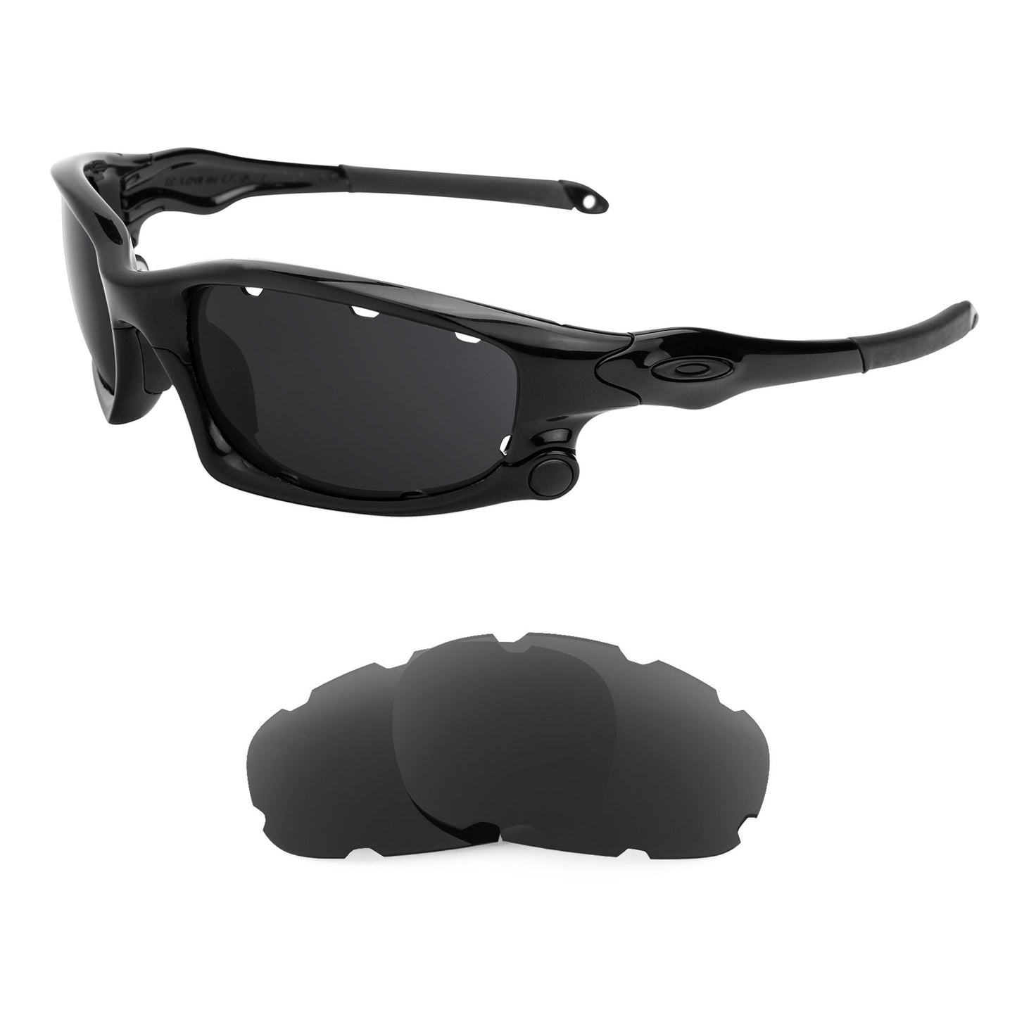 Oakley Wind Jacket Vented (Low Bridge Fit) sunglasses with replacement lenses