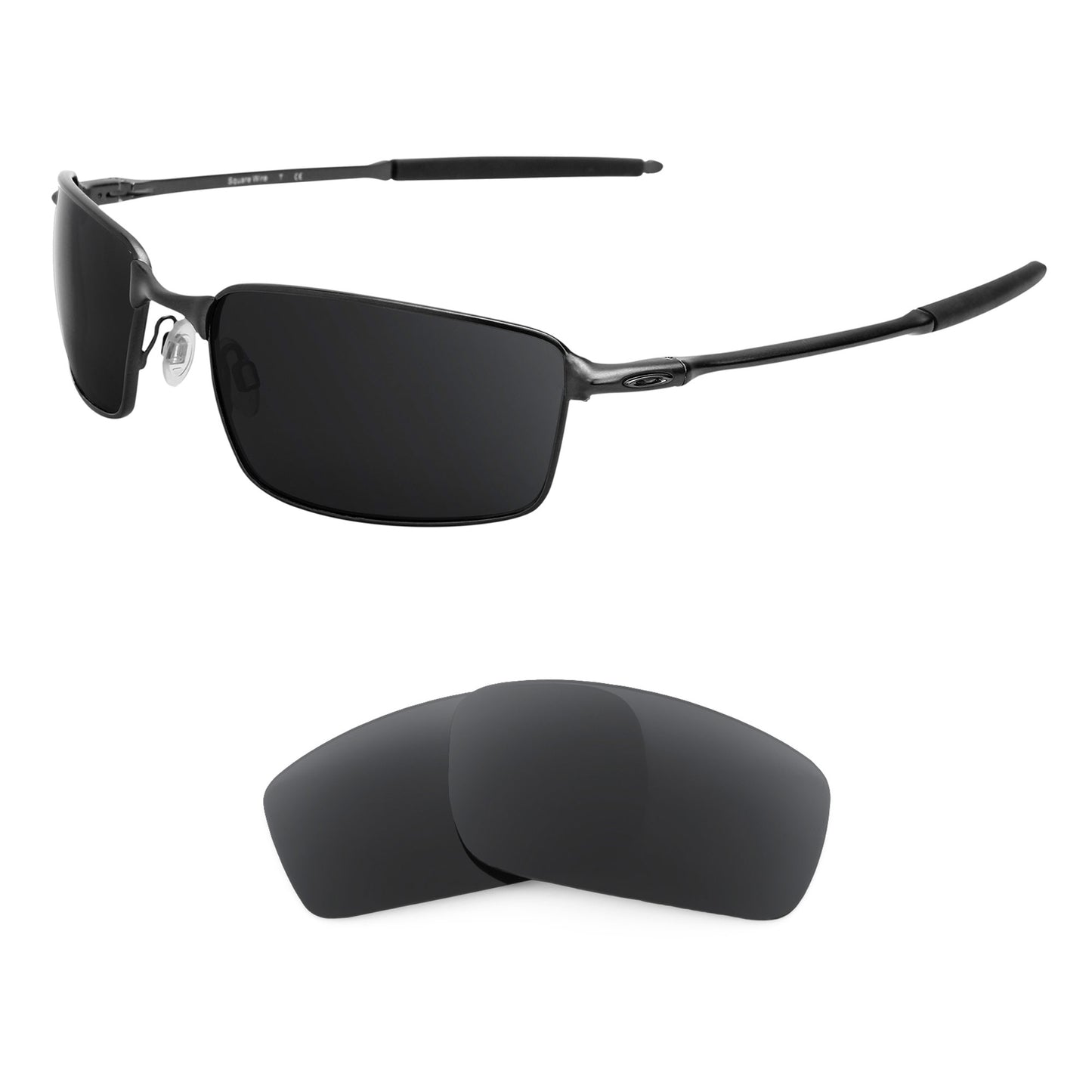 Oakley Square Wire New (2006) sunglasses with replacement lenses