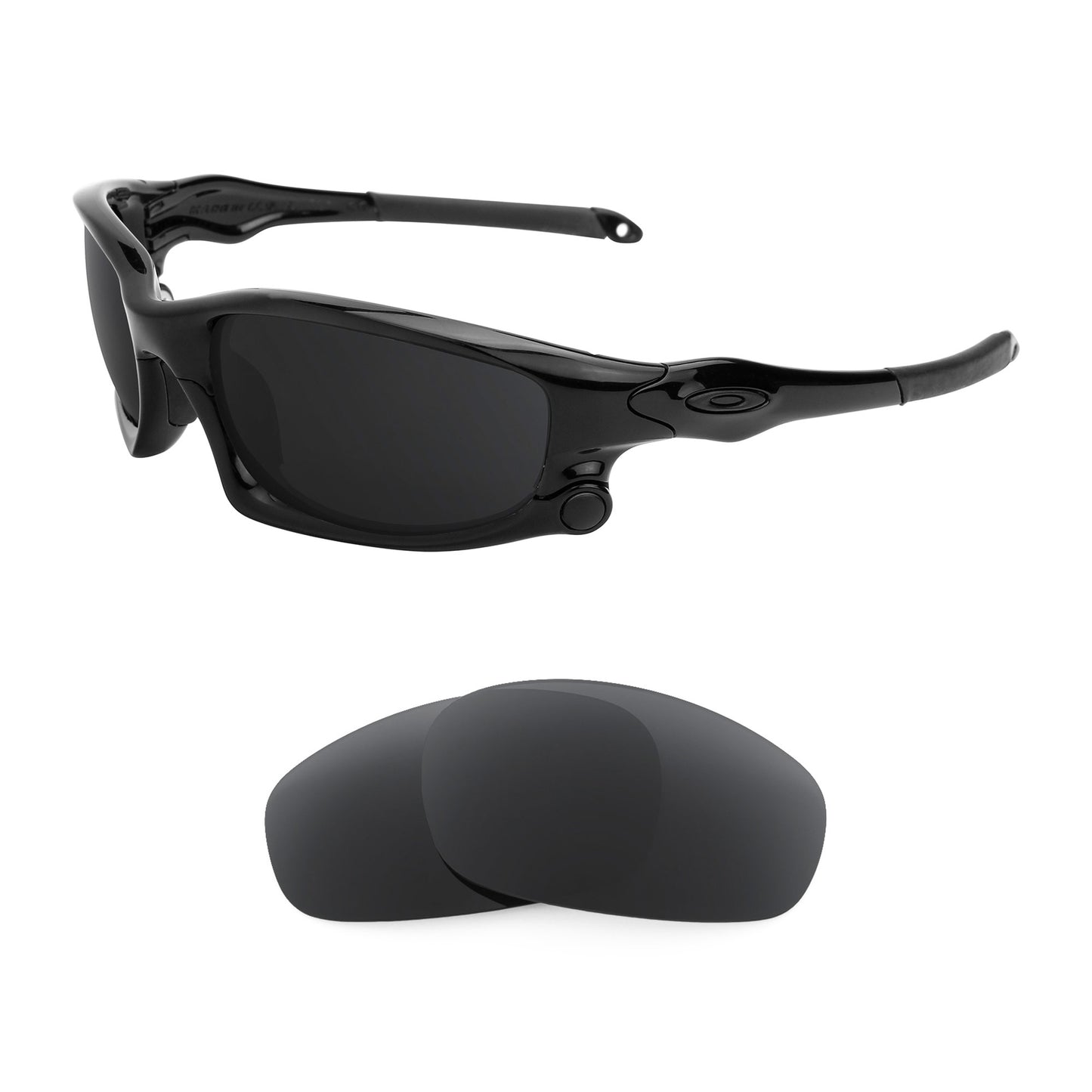 Oakley Wind Jacket (Low Bridge Fit) sunglasses with replacement lenses
