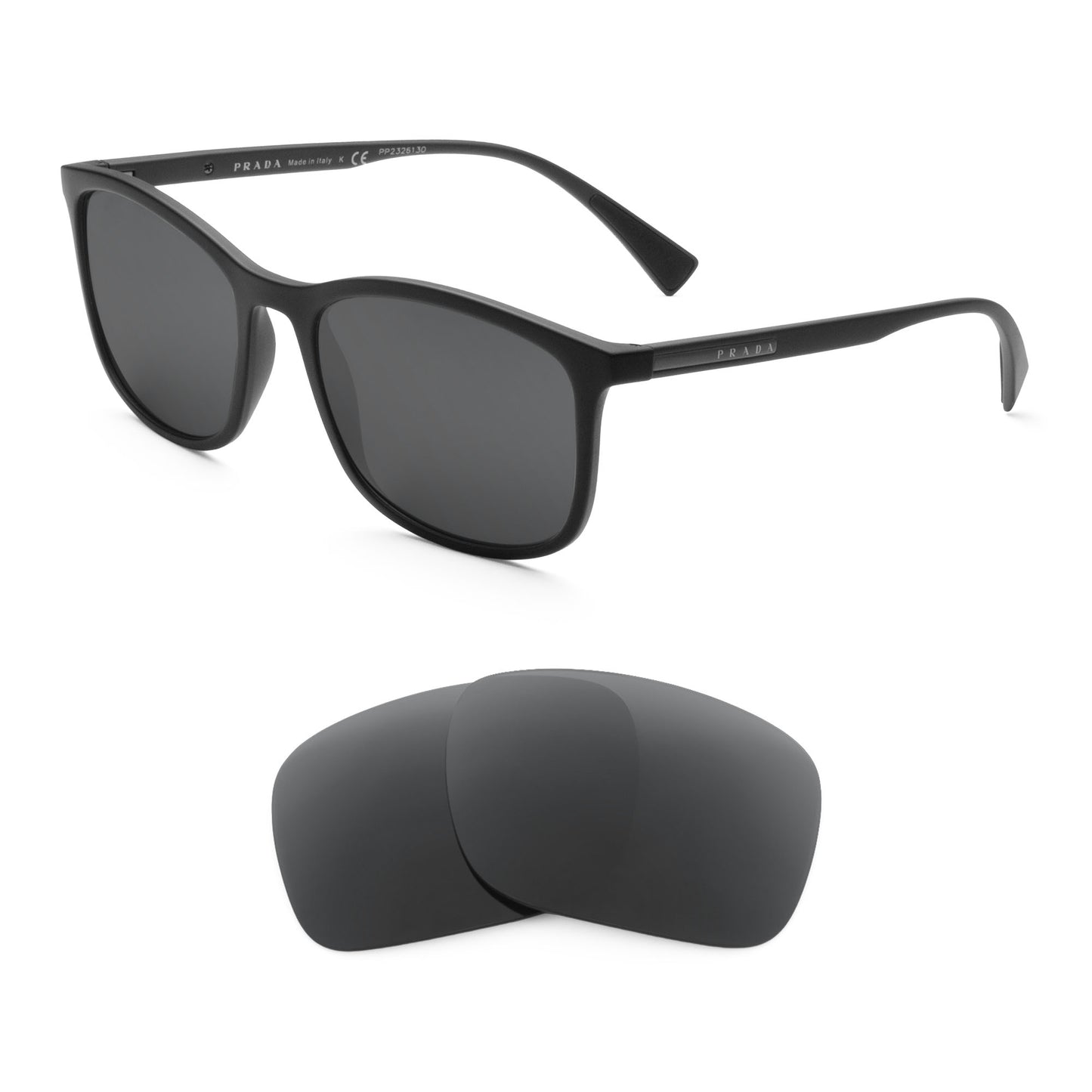 Prada PS 01TS sunglasses with replacement lenses