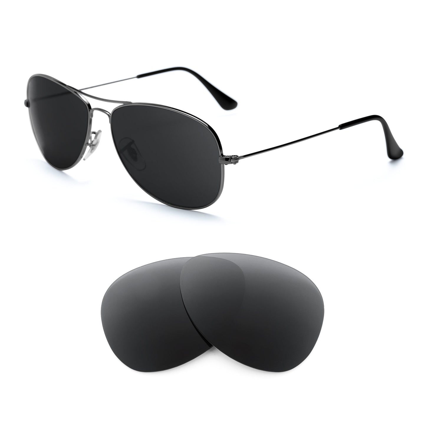 Ray-Ban Cockpit RB3362 59mm sunglasses with replacement lenses