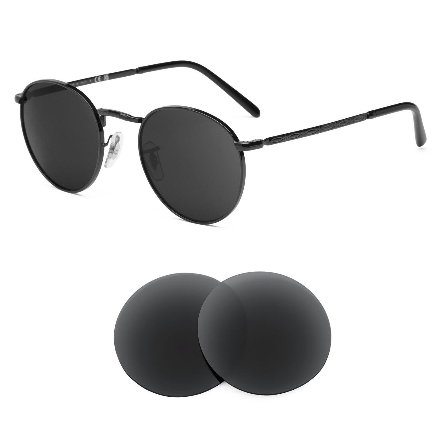 Ray-Ban New Round RB3637 50mm sunglasses with replacement lenses
