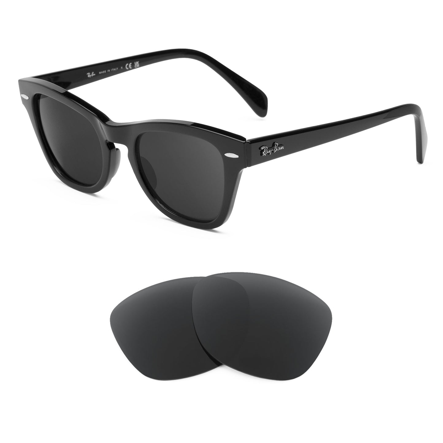 Ray-Ban RB0707S 50mm sunglasses with replacement lenses