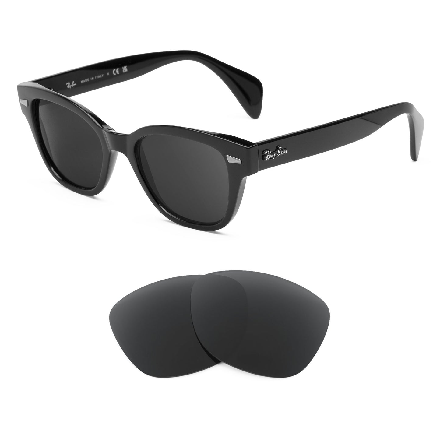 Ray-Ban RB0880S 49mm sunglasses with replacement lenses