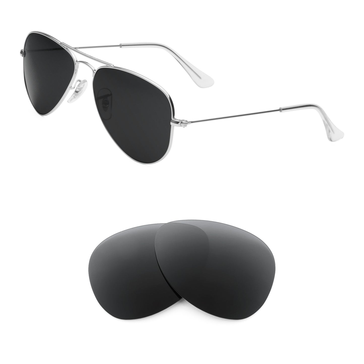 Ray-Ban RB3044 52mm sunglasses with replacement lenses