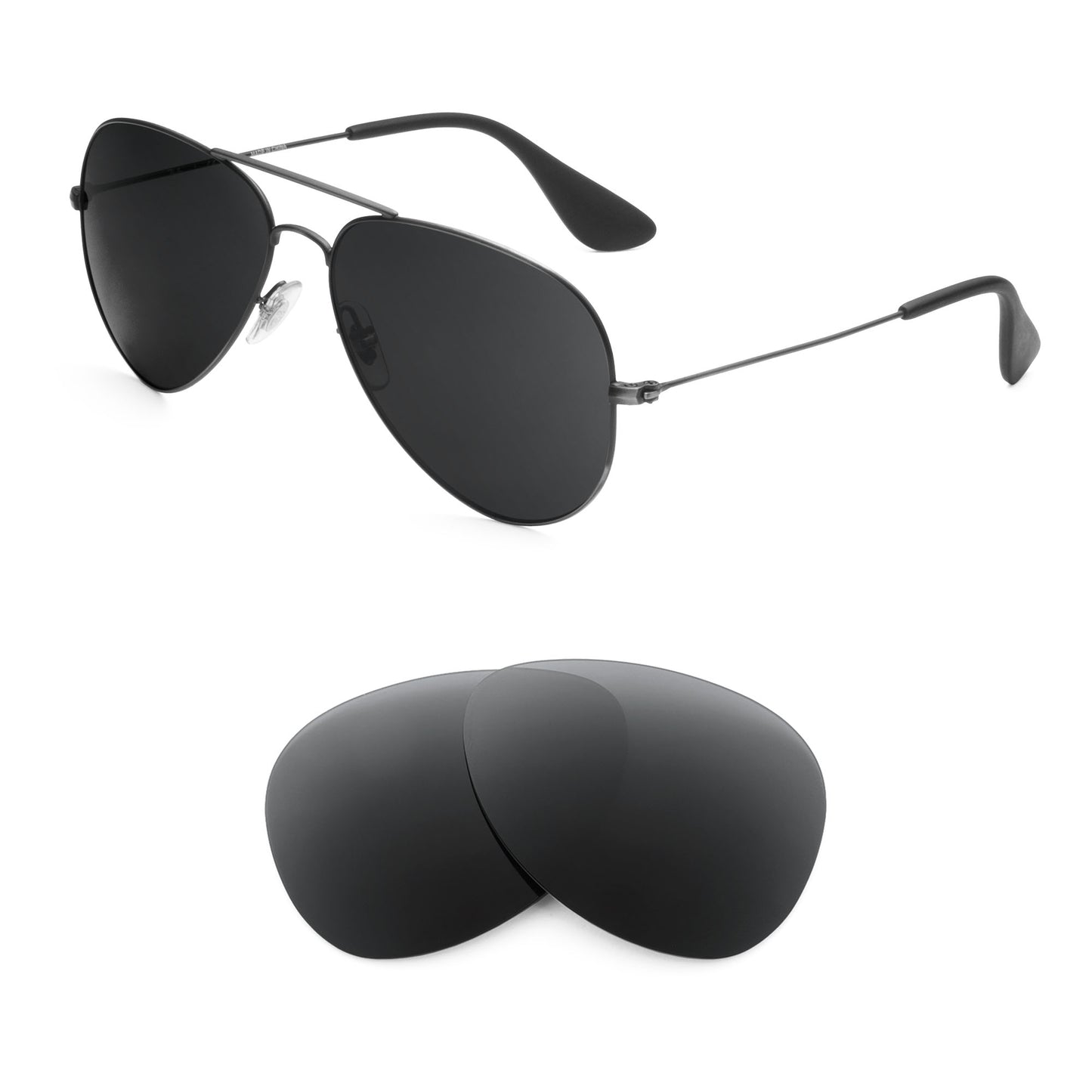 Ray-Ban RB3558 58mm sunglasses with replacement lenses
