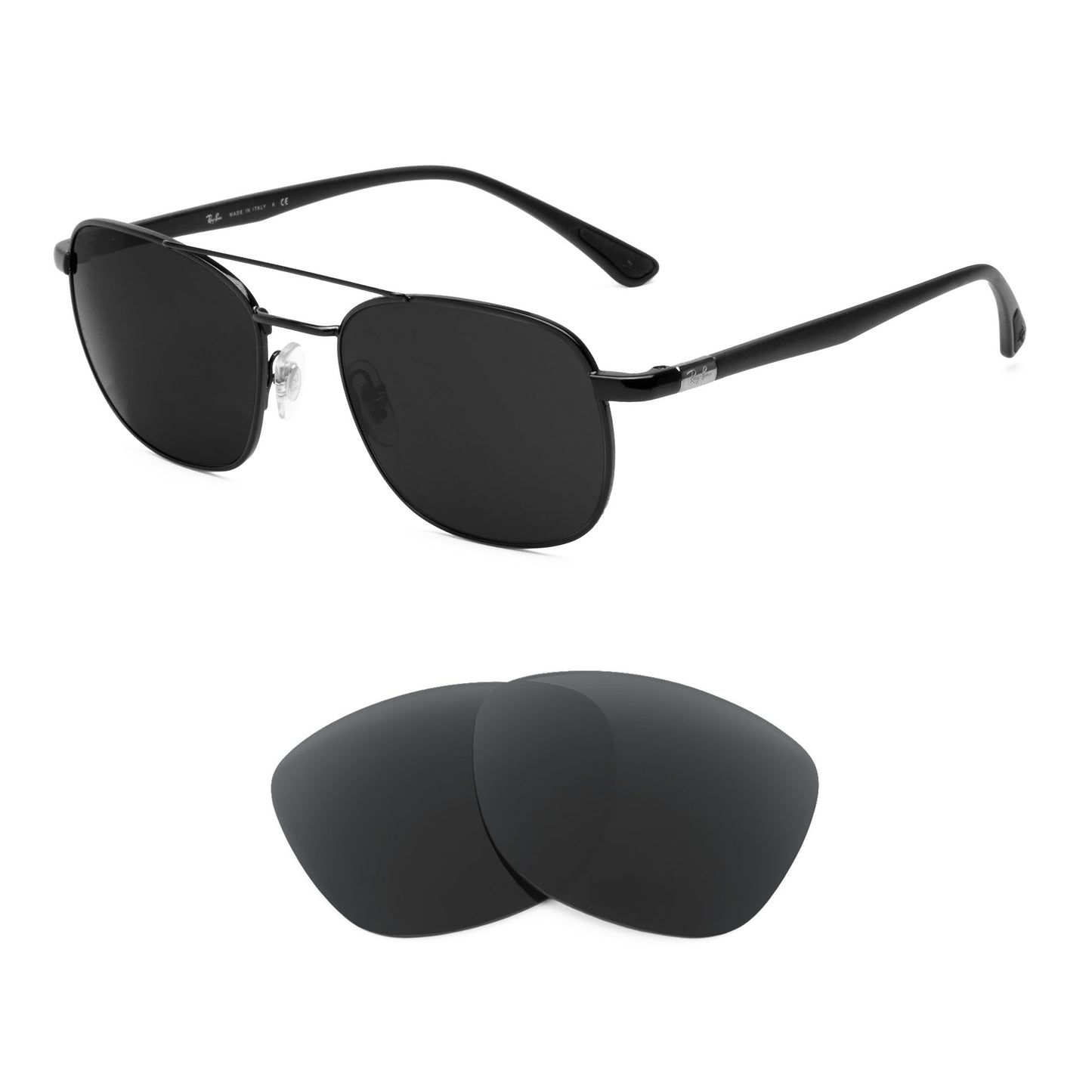Ray-Ban RB3670 54mm sunglasses with replacement lenses