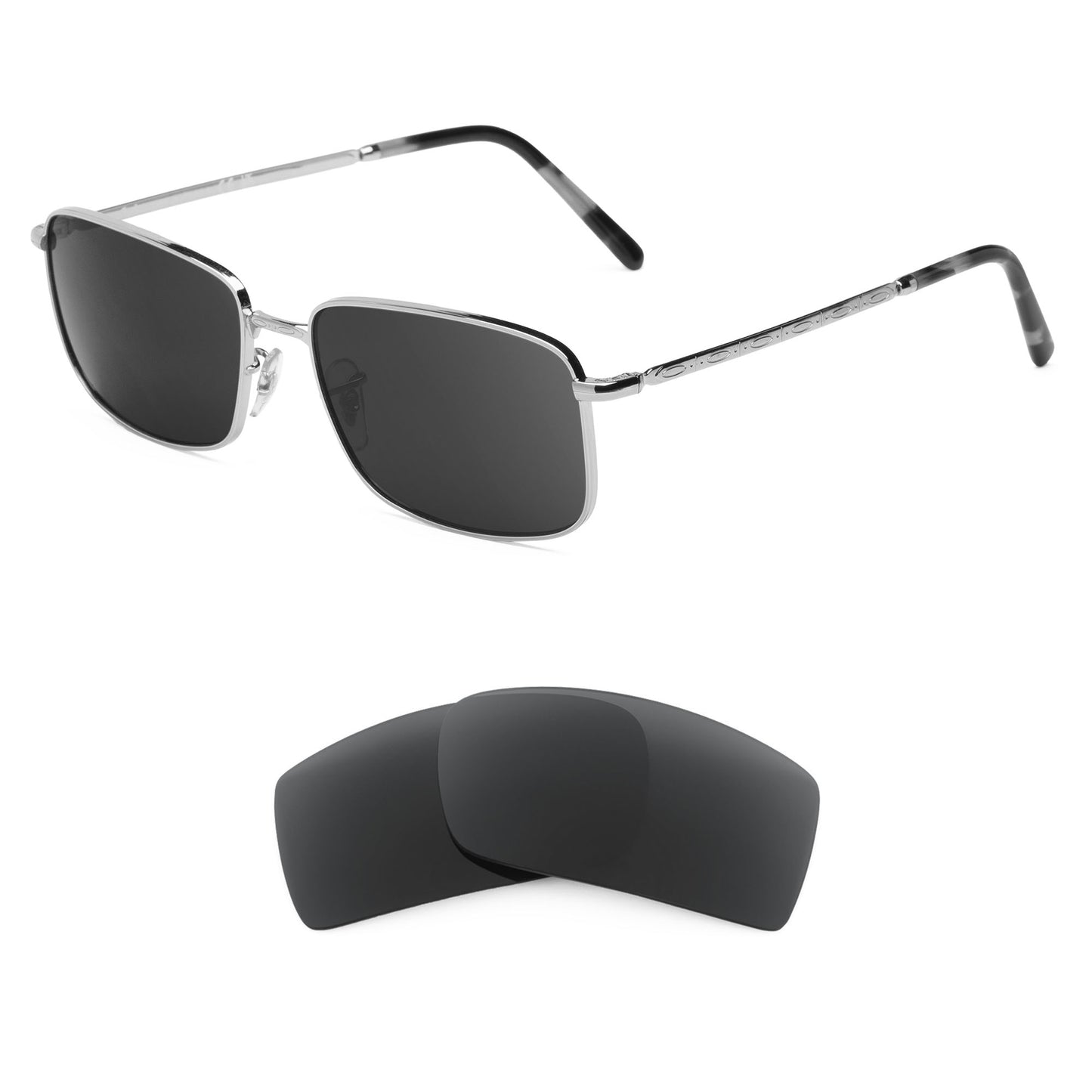 Ray-Ban RB3717 60mm sunglasses with replacement lenses