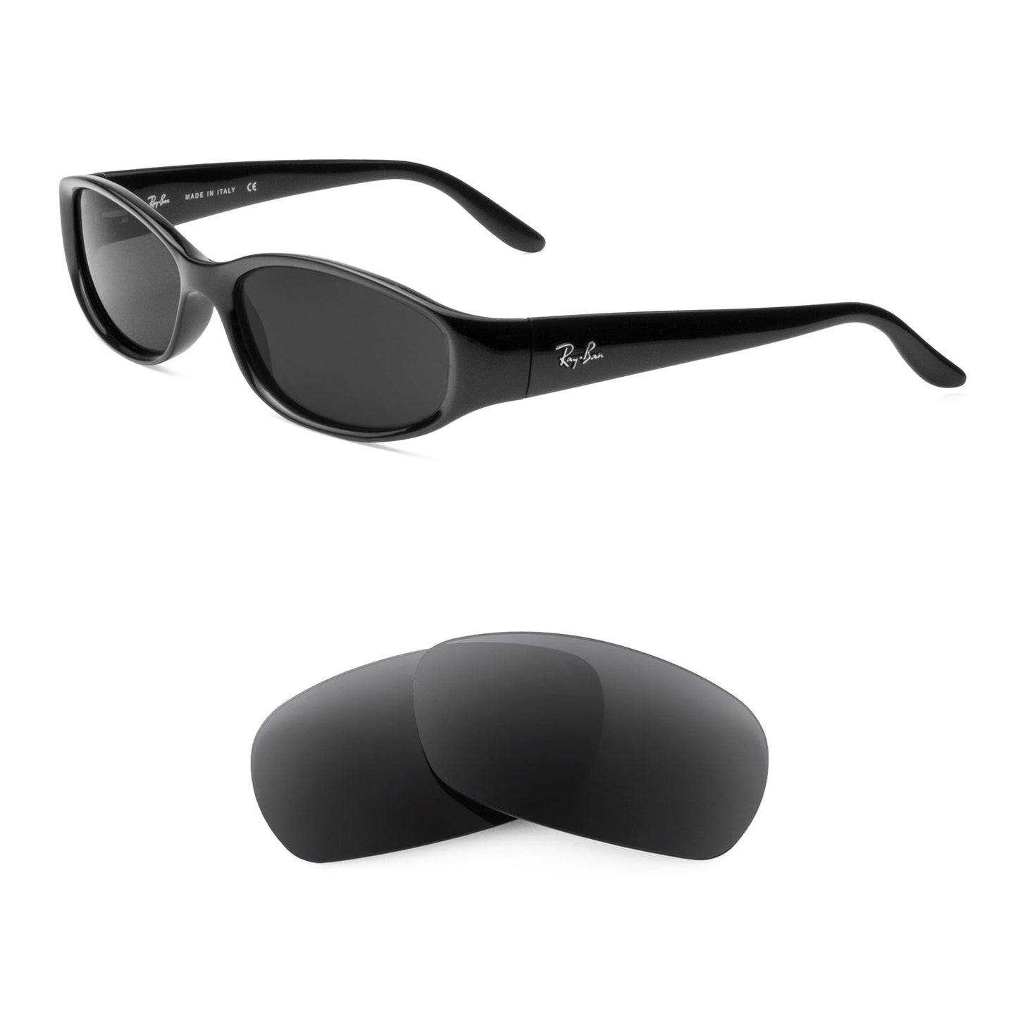 Ray-Ban RB4043 56mm sunglasses with replacement lenses