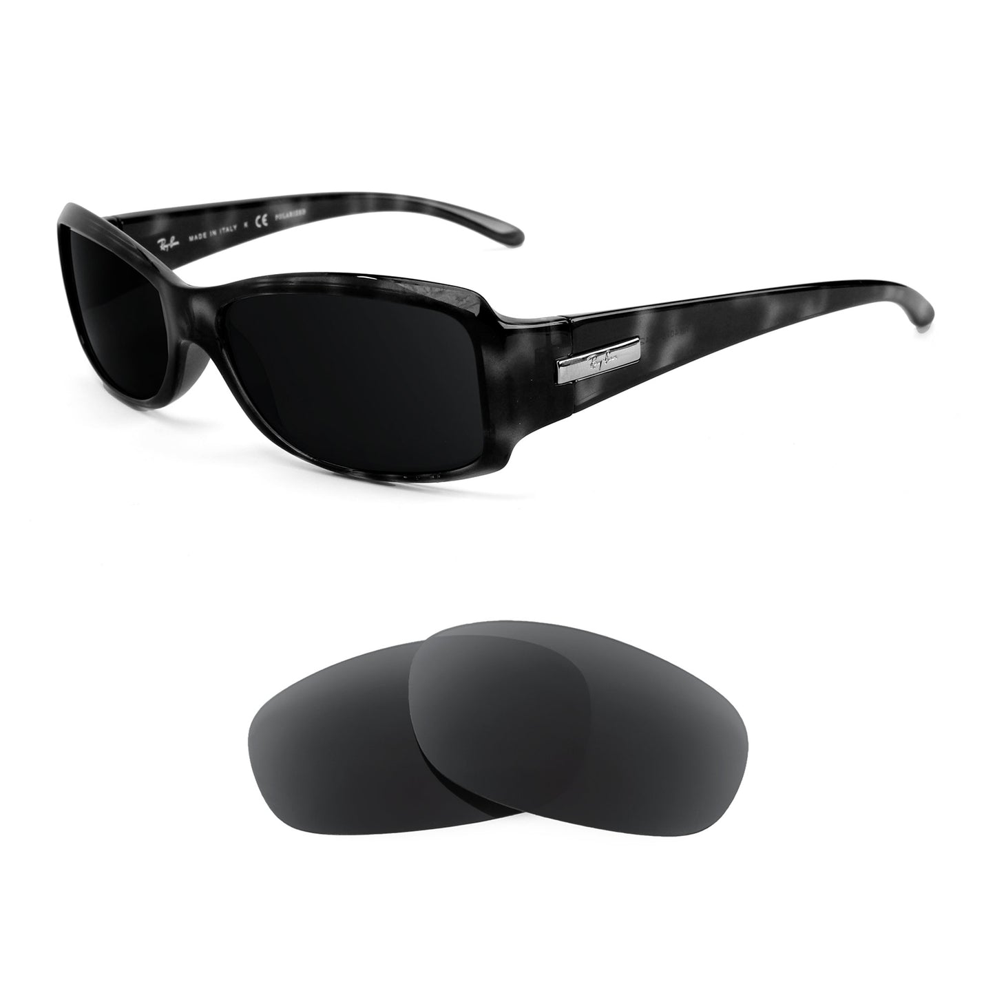 Ray-Ban RB4078 55mm sunglasses with replacement lenses