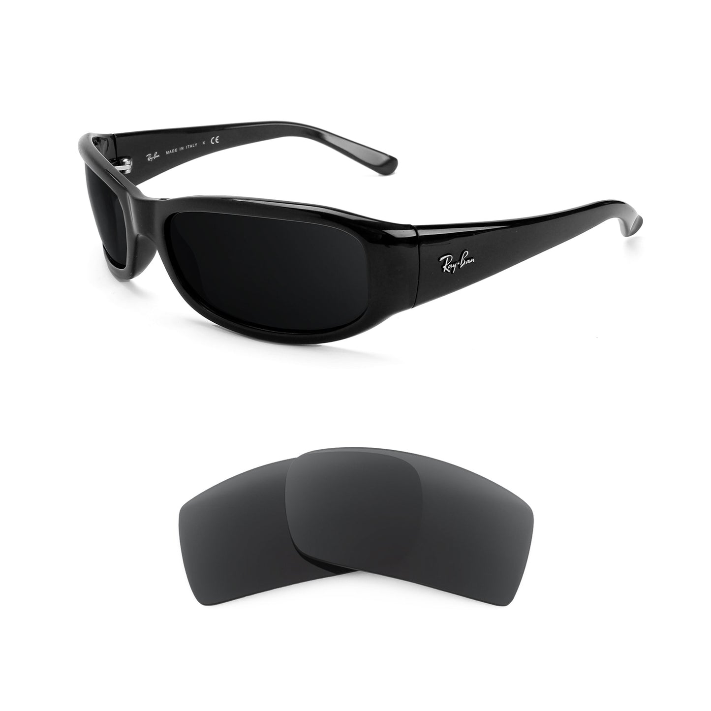 Ray-Ban RB4137 sunglasses with replacement lenses
