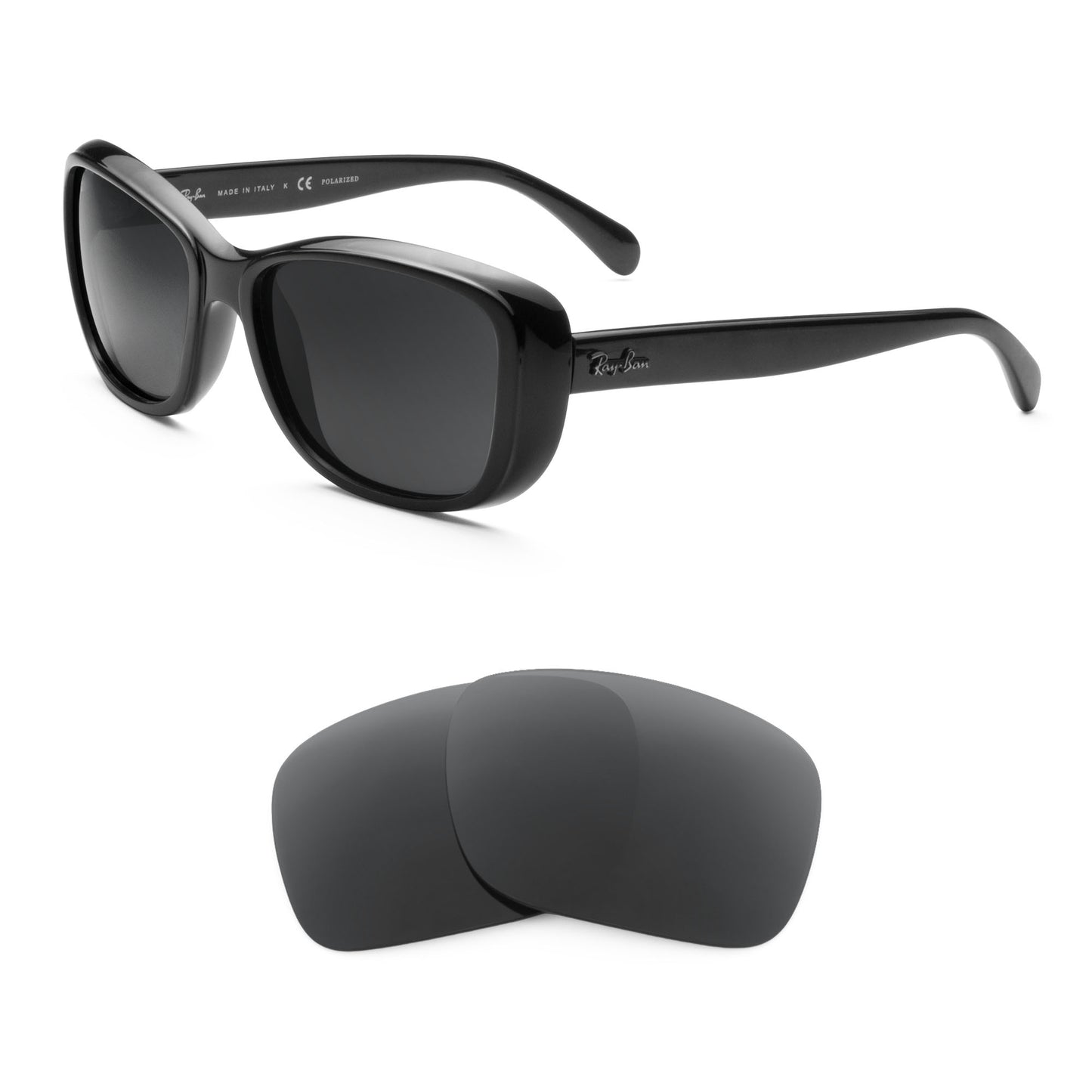 Ray-Ban RB4174 56mm sunglasses with replacement lenses