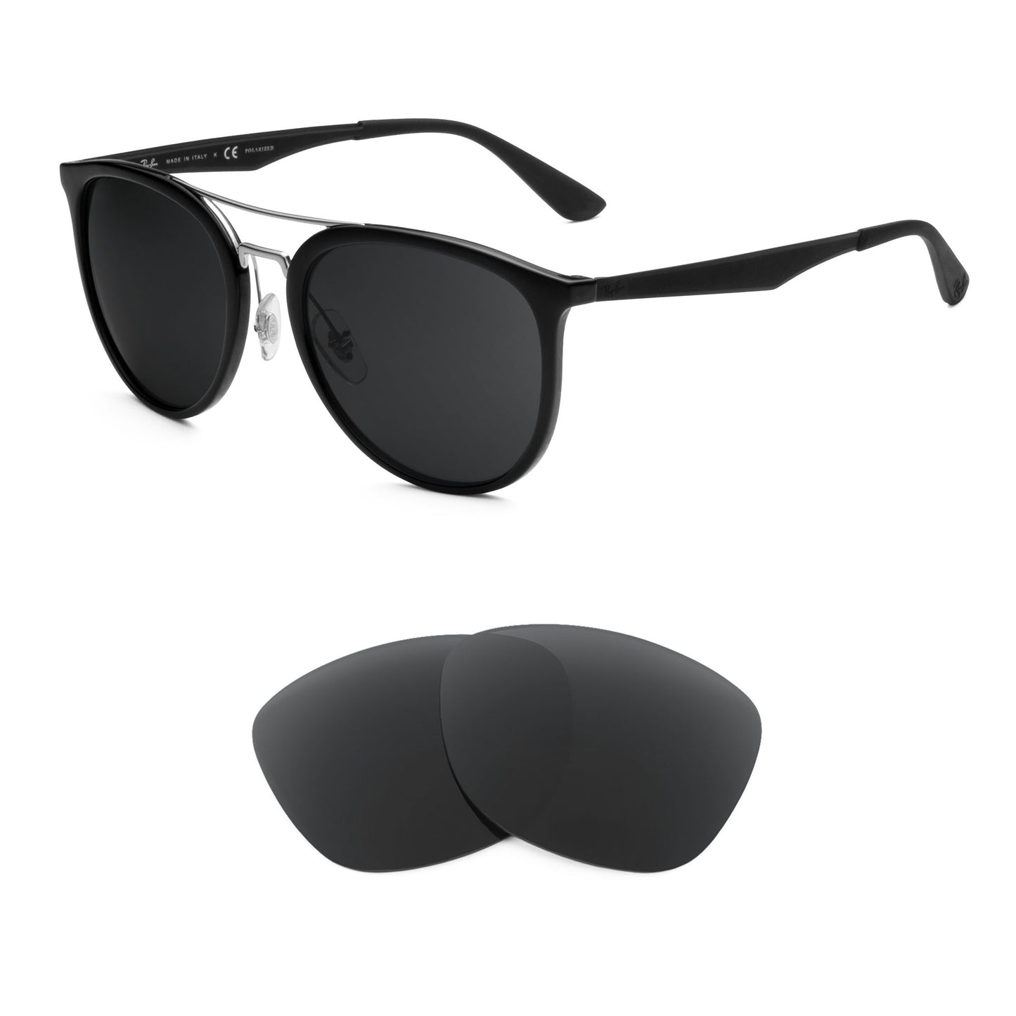 Ray-Ban RB4285 55mm sunglasses with replacement lenses