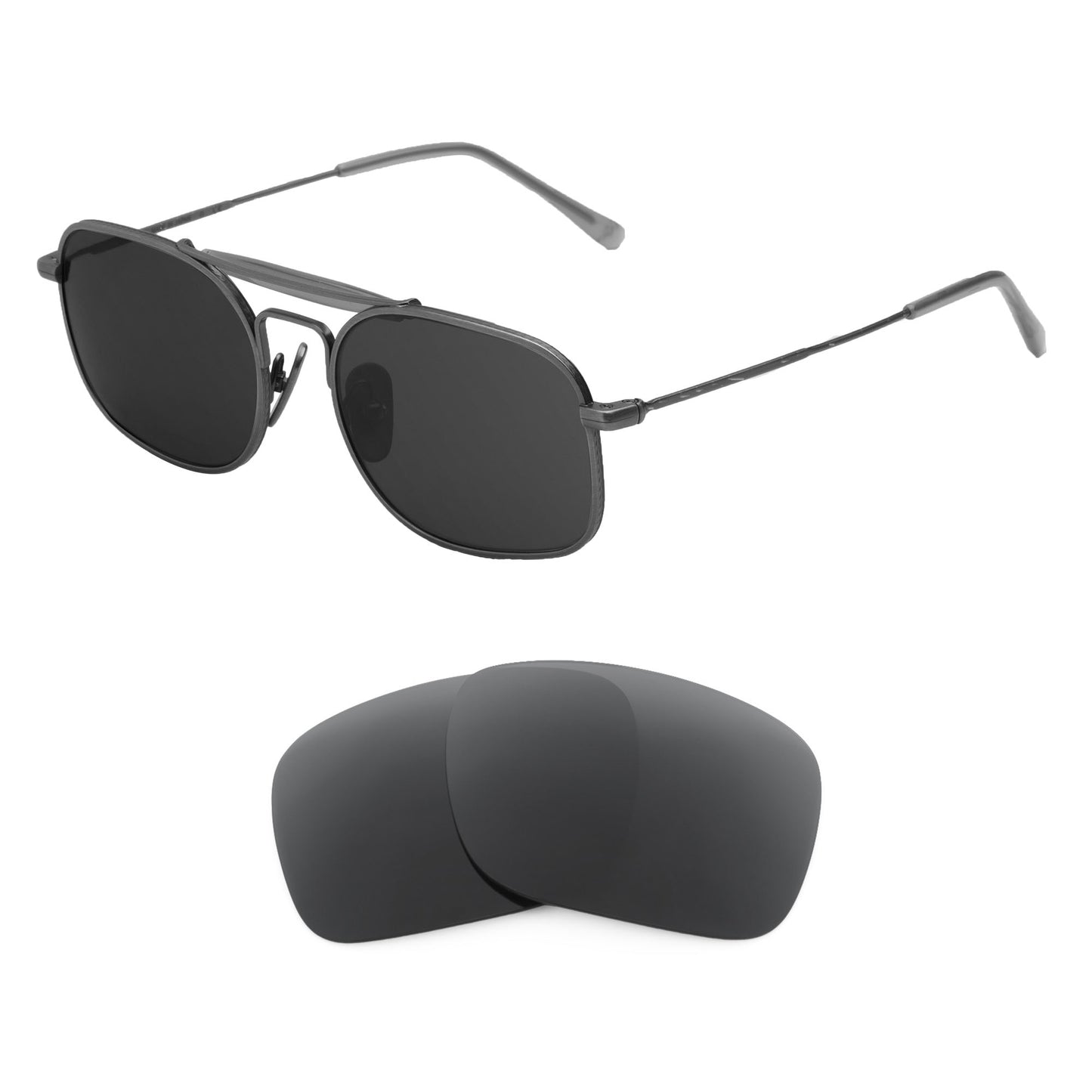 Ray-Ban RB8062 Titanium 51mm sunglasses with replacement lenses
