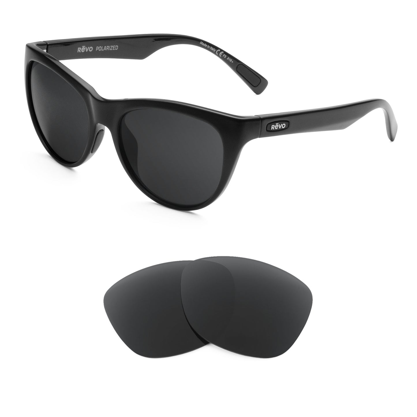 Revo Barclay sunglasses with replacement lenses