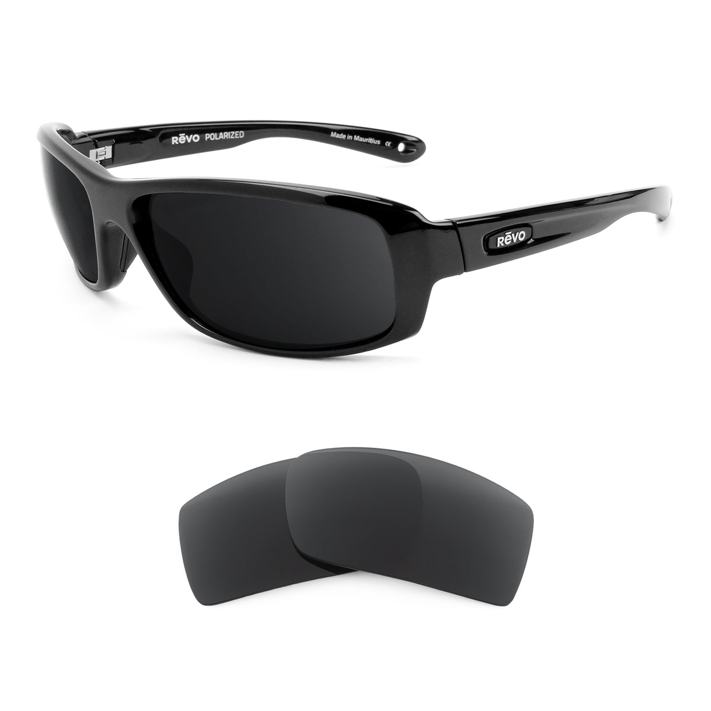 Revo Converge RE4064 sunglasses with replacement lenses