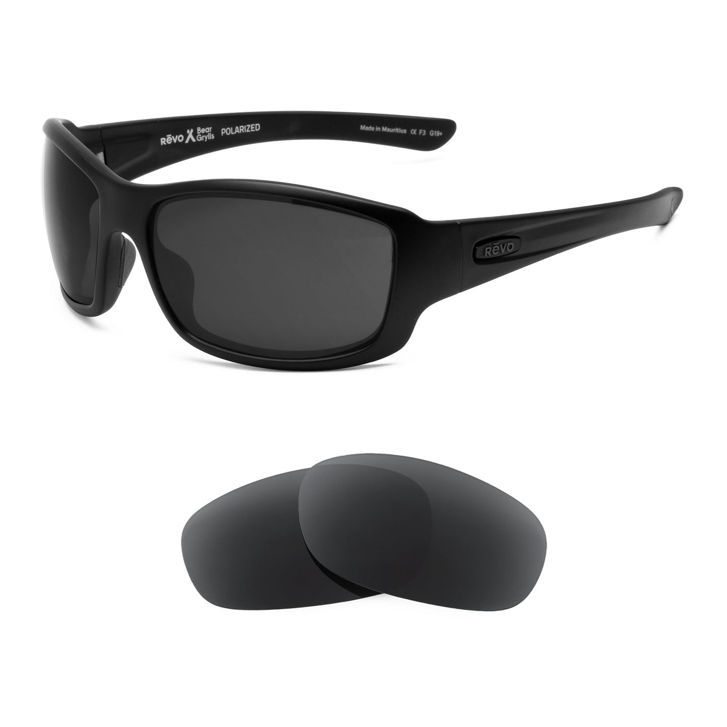 Revo Maverick sunglasses with replacement lenses