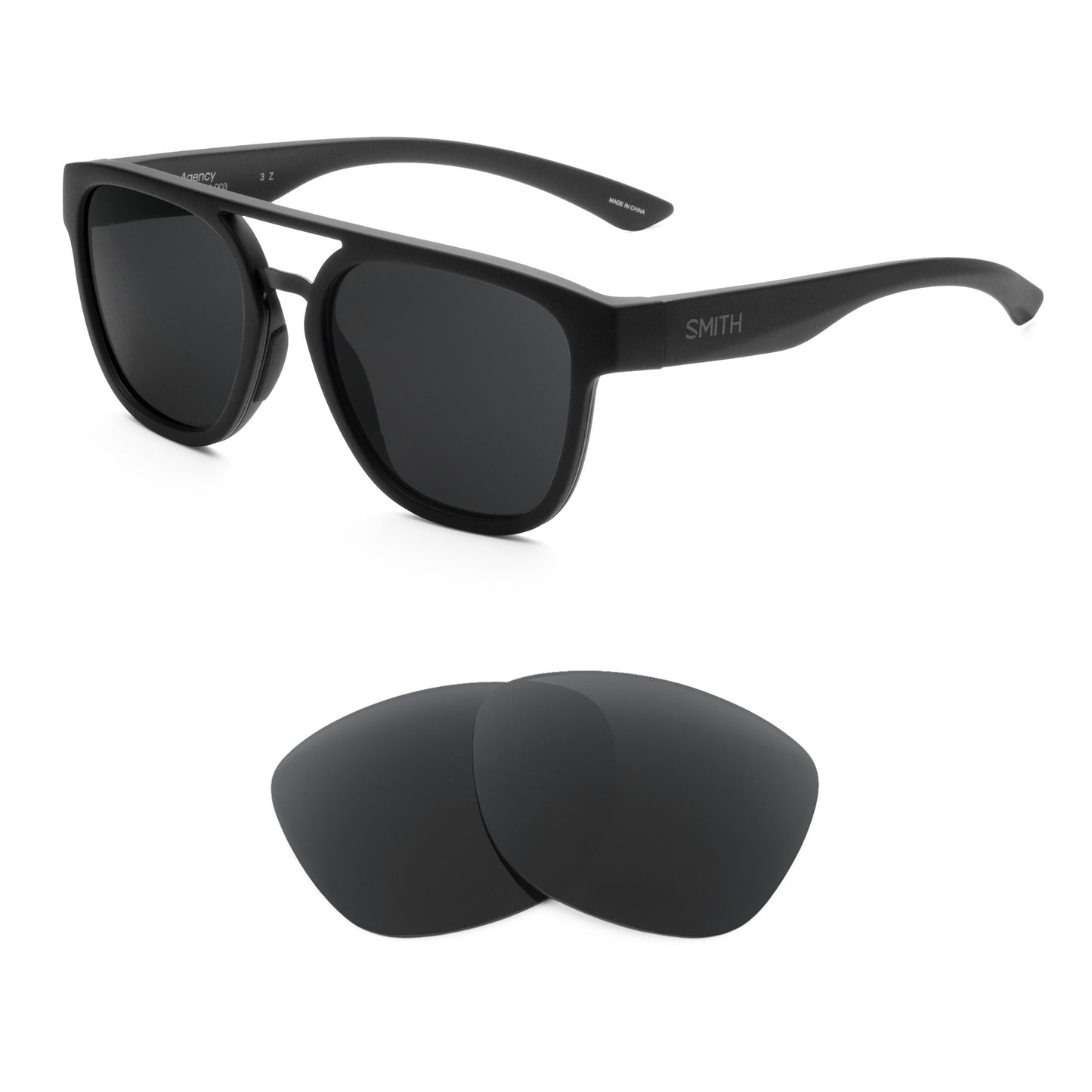 Smith Agency sunglasses with replacement lenses