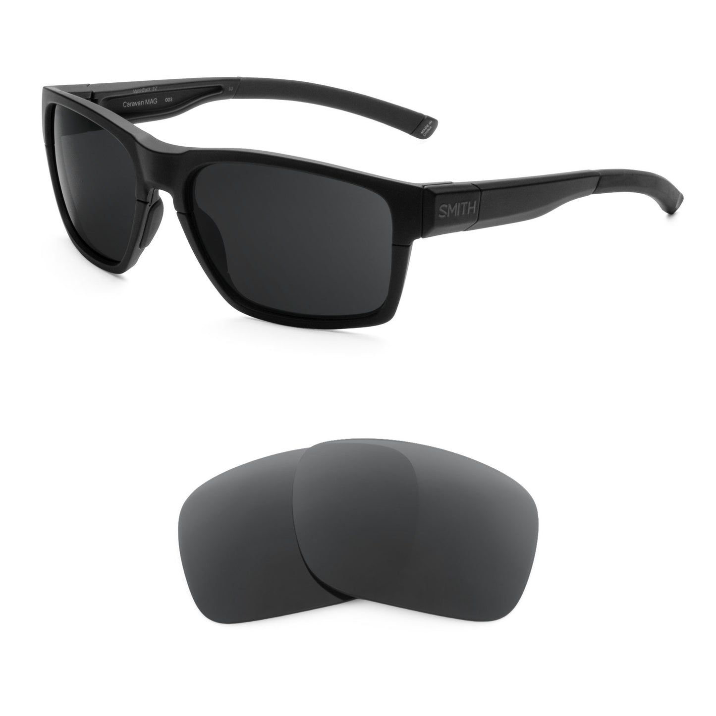 Smith Caravan MAG sunglasses with replacement lenses