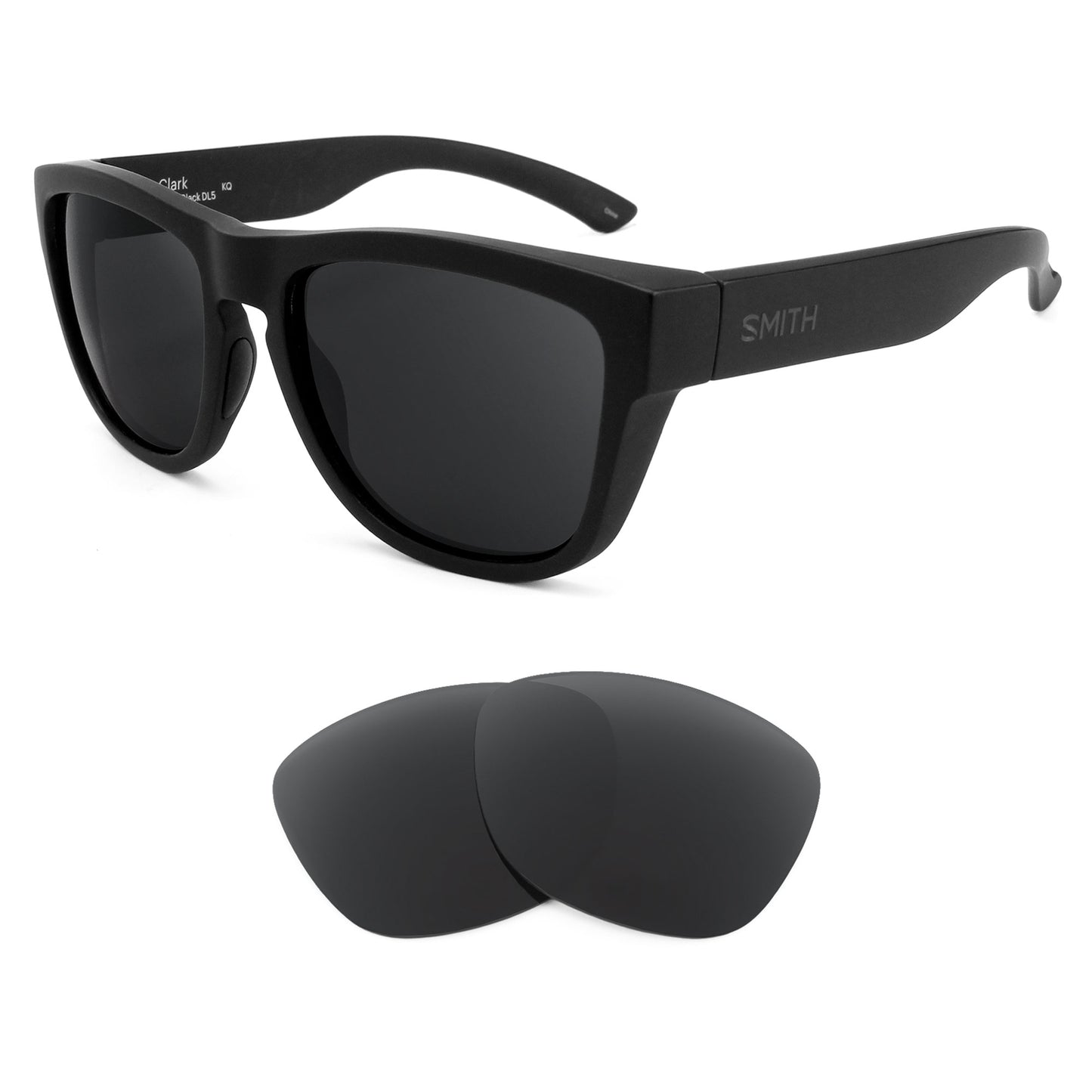Smith Clark sunglasses with replacement lenses