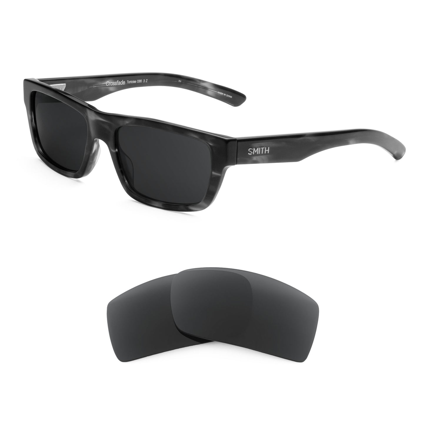 Smith Crossfade sunglasses with replacement lenses